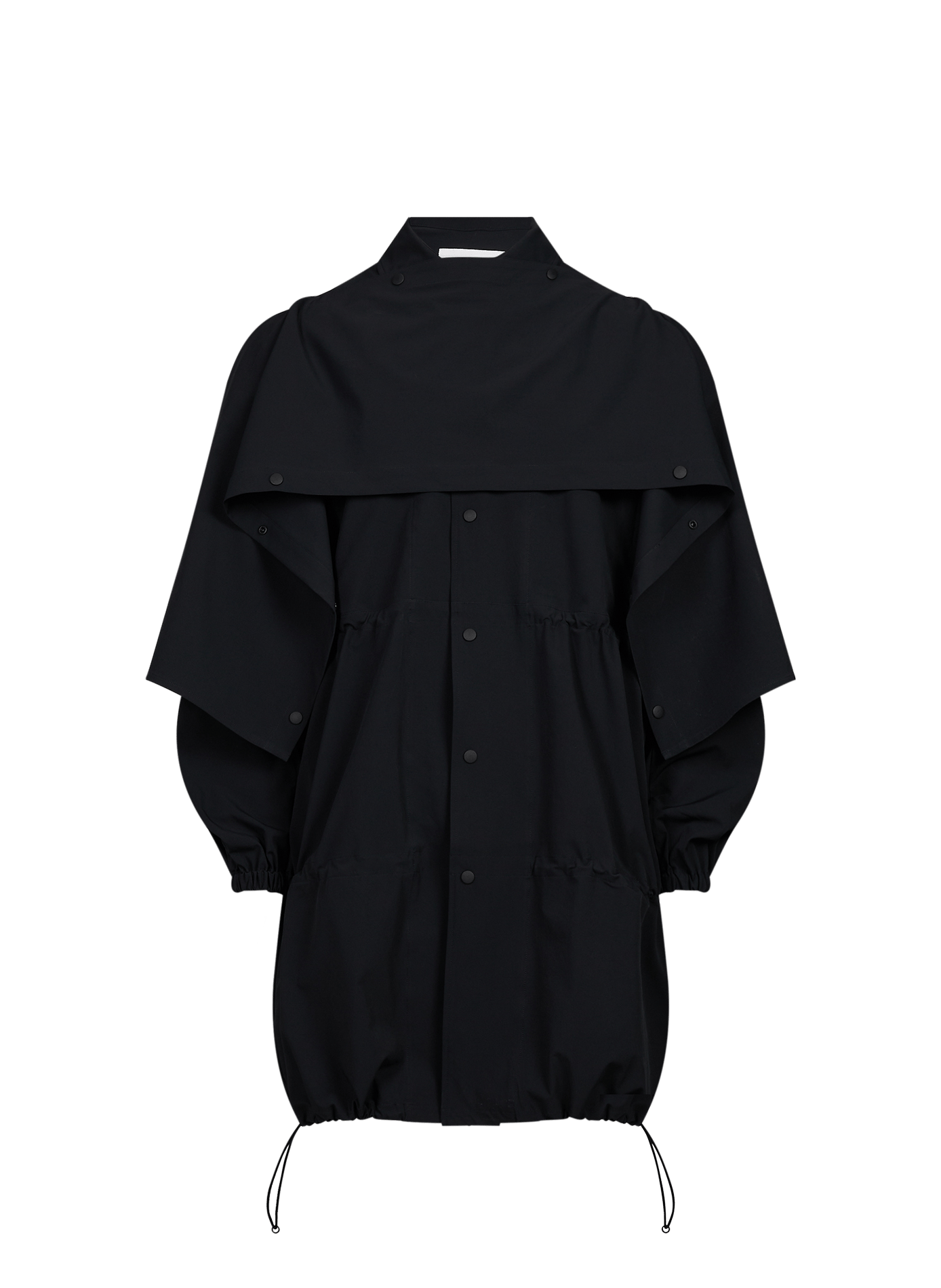 Abnehmbare Regenjacke WANSIE Schwarz