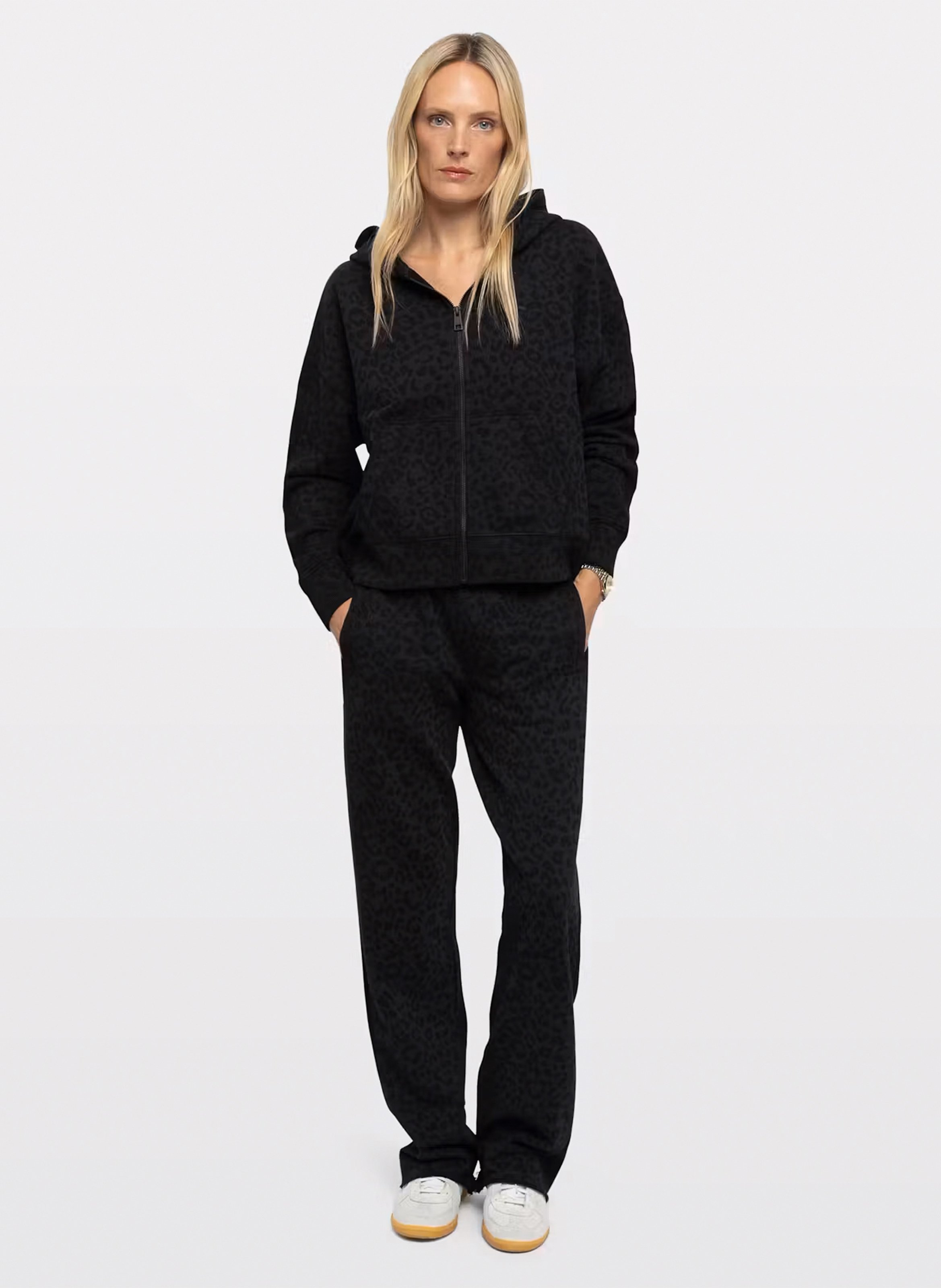 Jogging droit en jacquard léopard chilloh ZADIG&VOLTAIRE Gris
