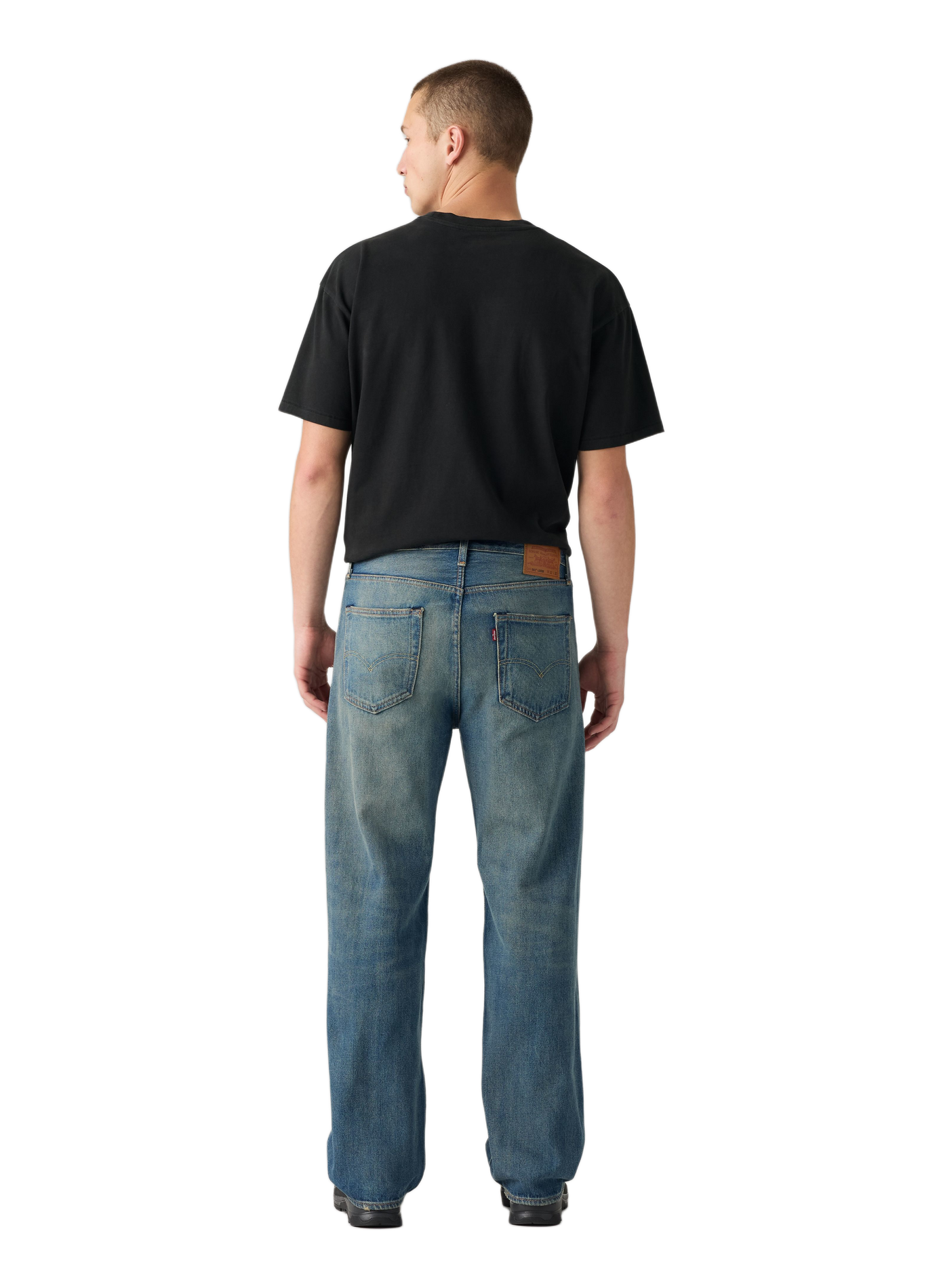 Weite Baumwolljeans LEVI'S Blau