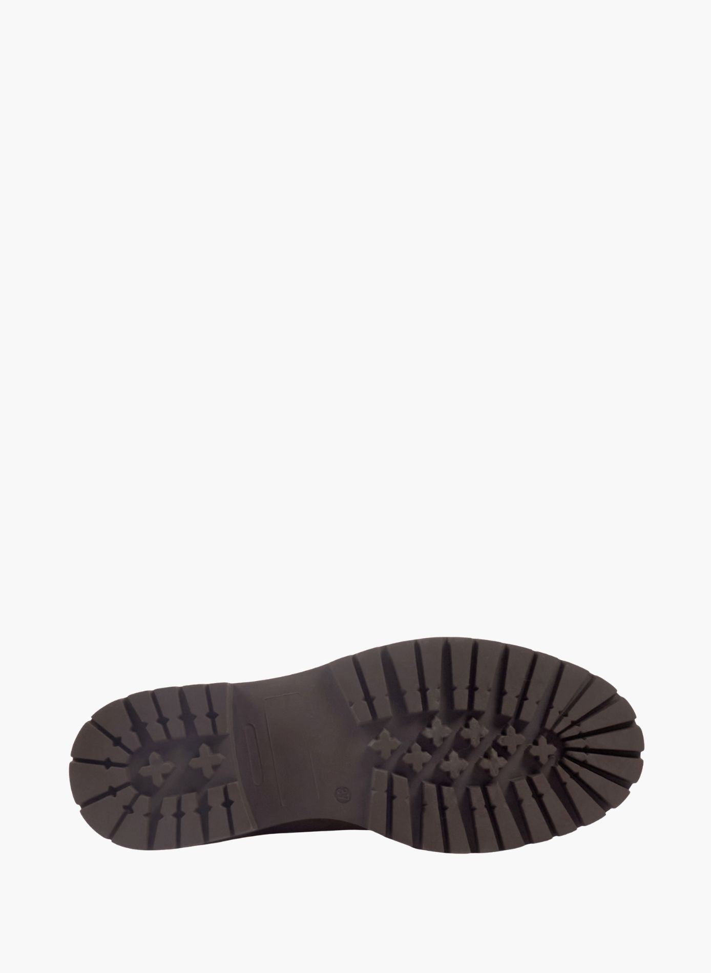 Bottines chelsea crantées cuir daim JULES & JENN Marron