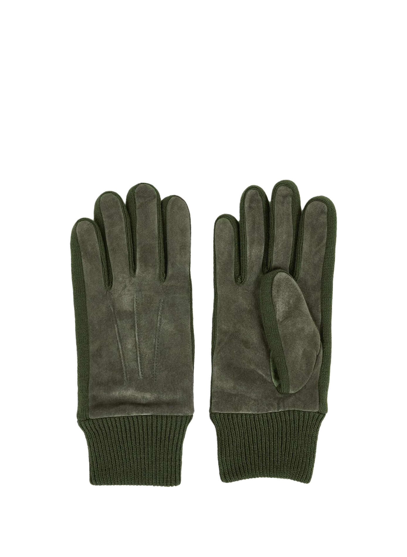 Gants en cuir mélangé FAGUO Green