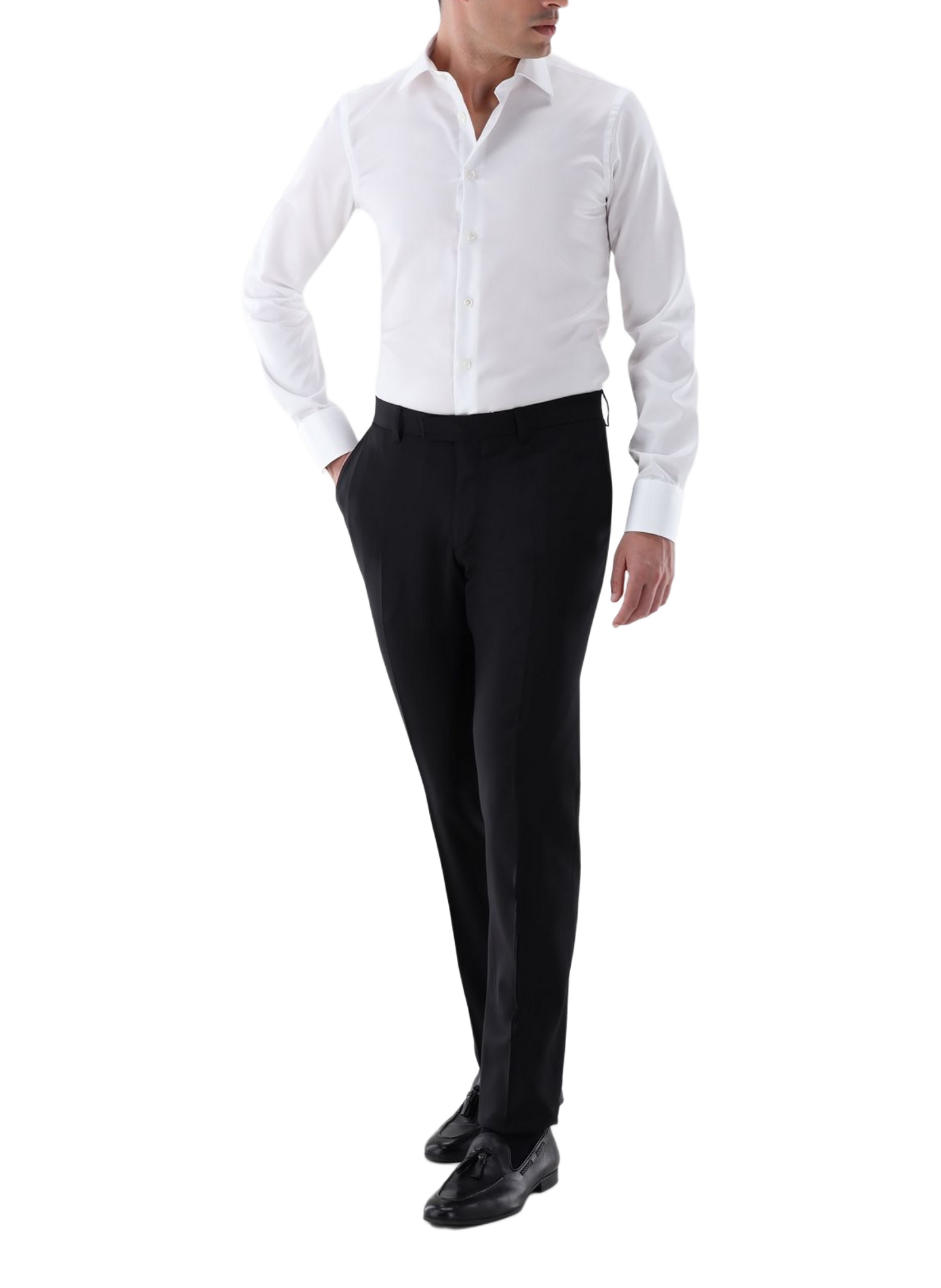 Slim-fit cotton shirt VAN LAACK White
