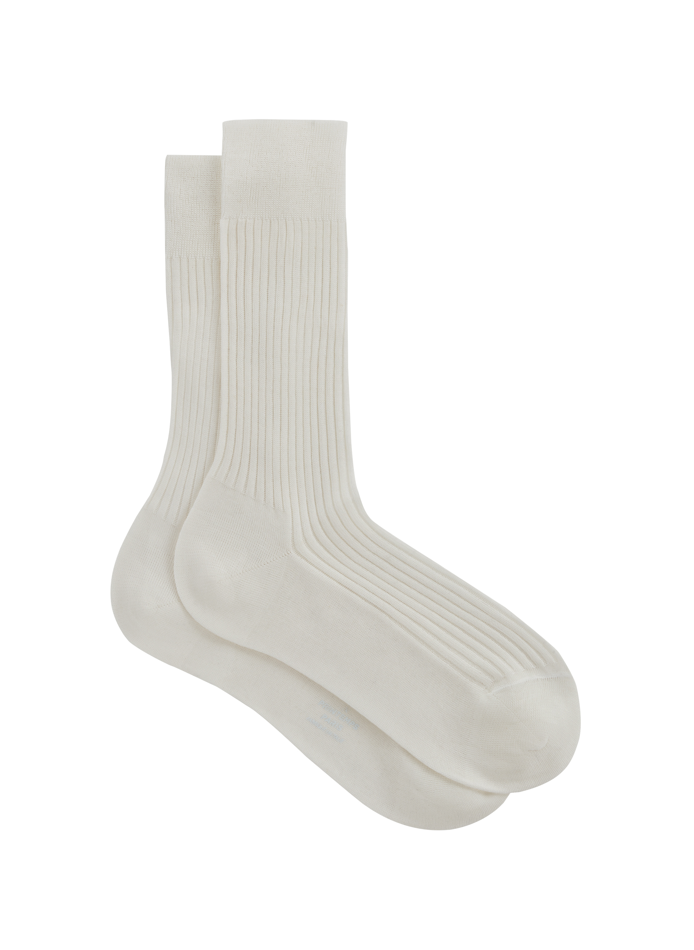 AU PRINTEMPS PARIS Chaussettes en coton Beige