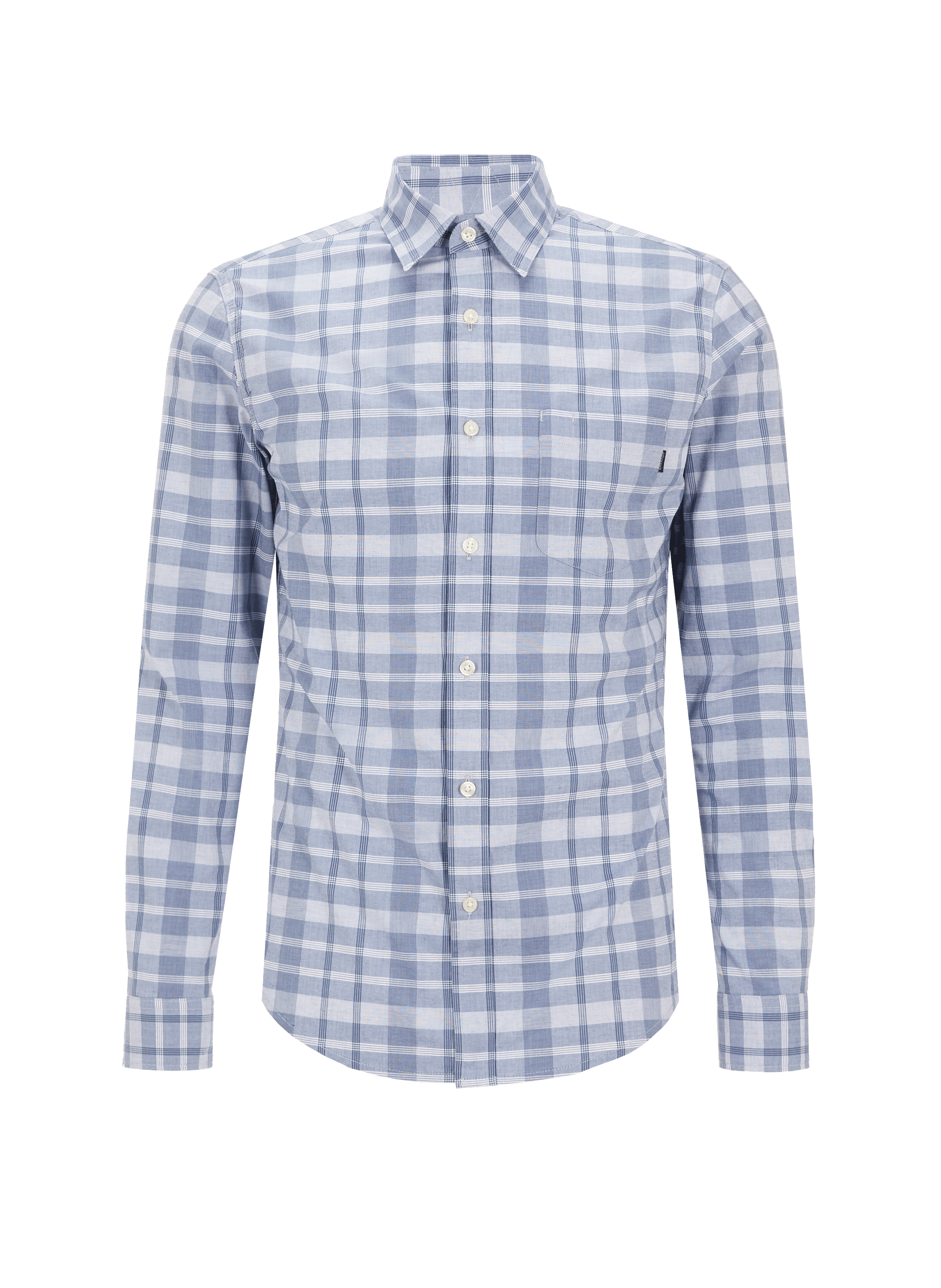 Chemise à carreaux en coton