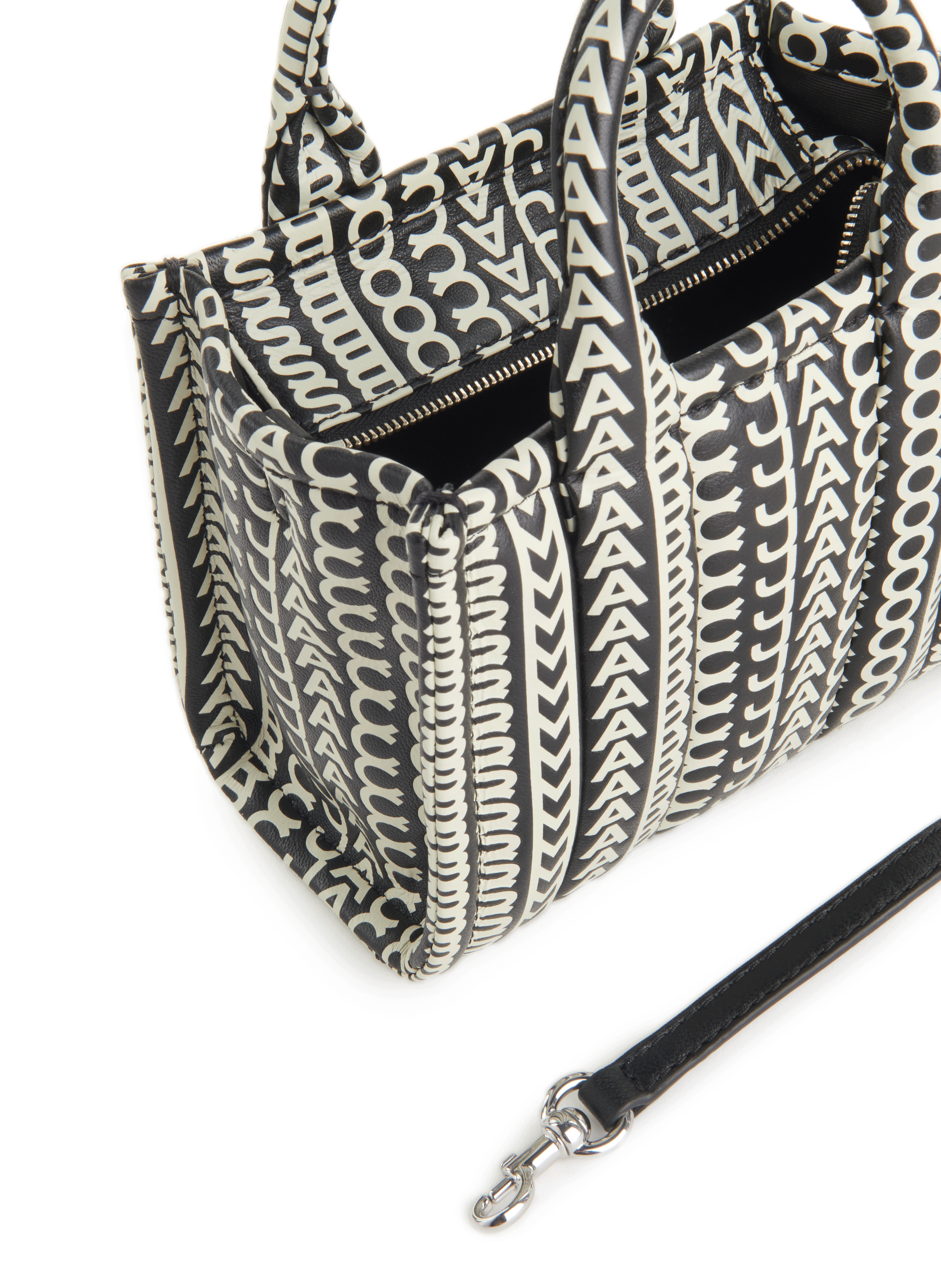 Mini sac The Micro Tote en cuir MARC JACOBS Multicolore