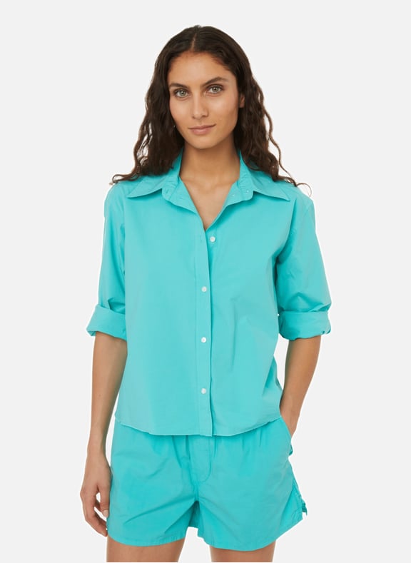 Chemise en coton Vert by SAISON 1865 SAISON 1865 Chemise en coton Vert