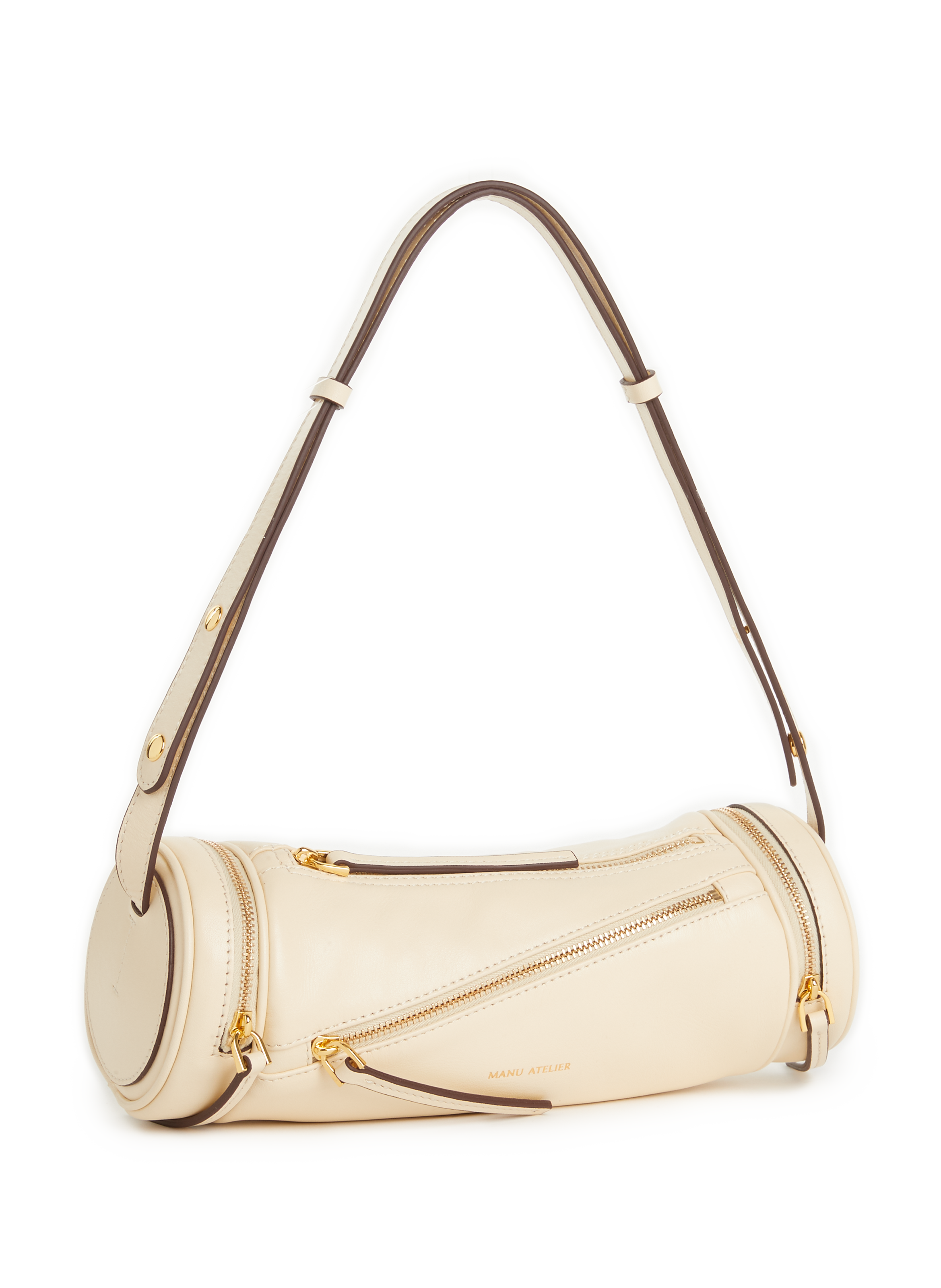 Sac à main multi-zips en cuir