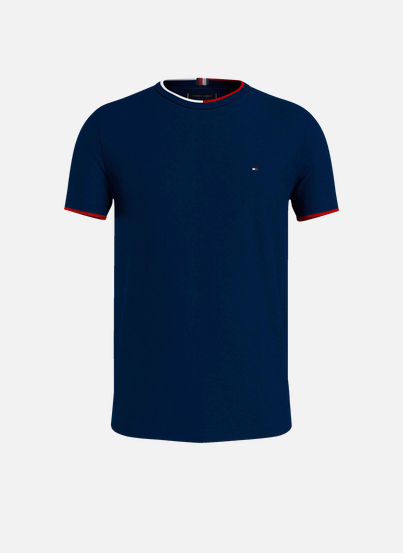 T-shirt with coloured trim TOMMY HILFIGER