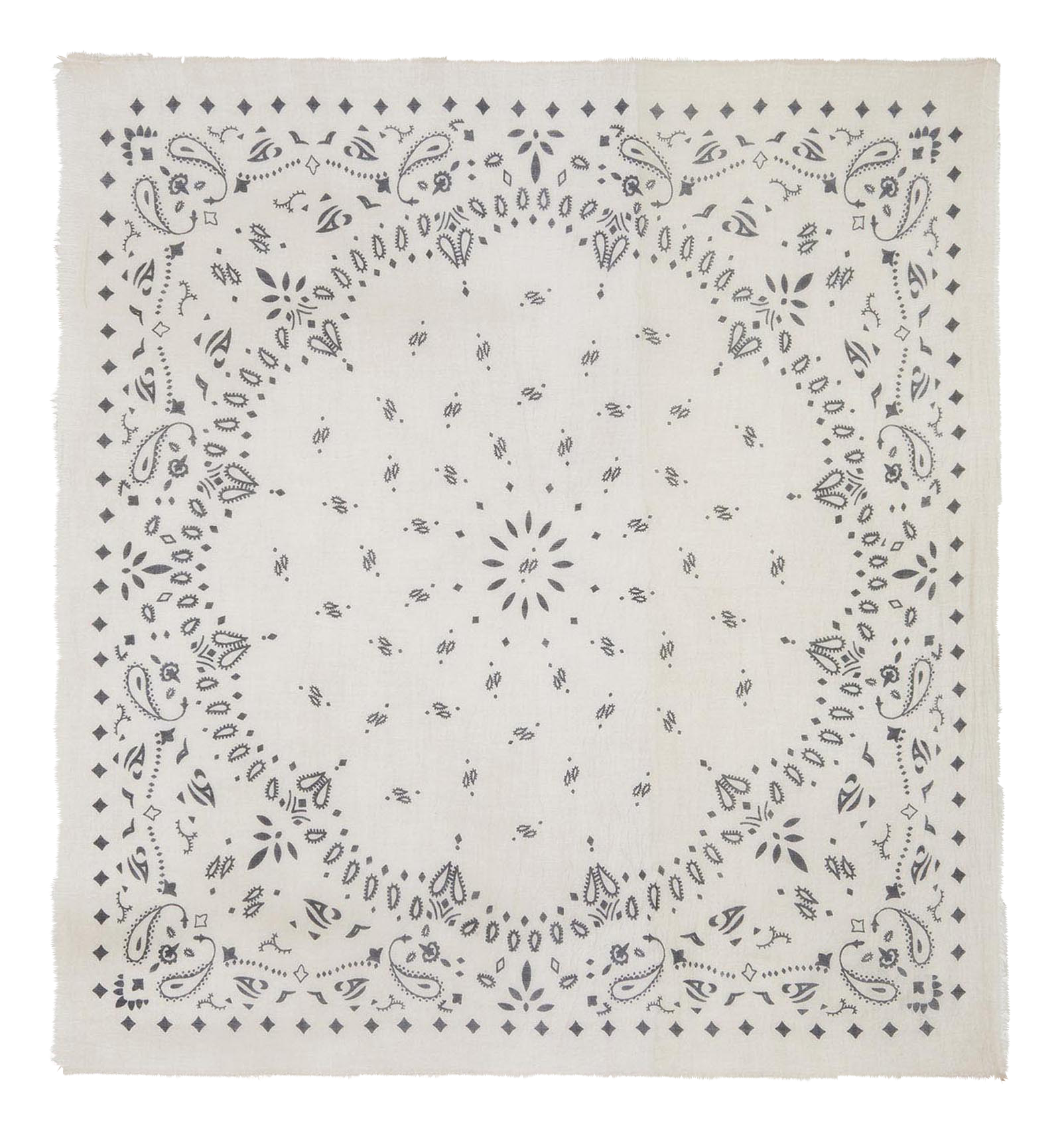 Foulard imprimé en voile de cachemire effy KUJTEN Beige