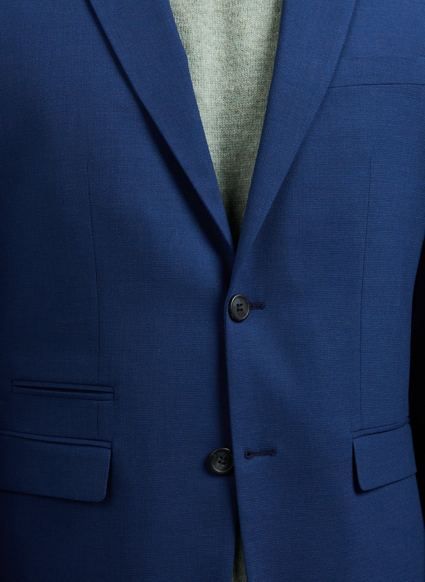 Blazer slim multi poches  SELECTED Bleu