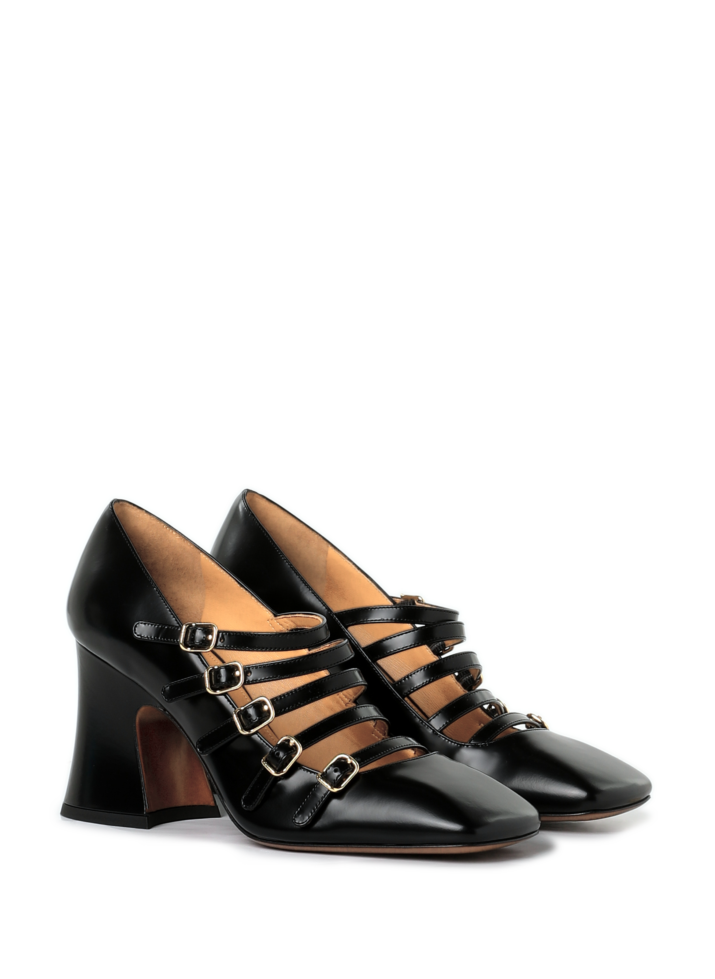 Escarpins Janis en cuir  CHLOÉ Noir