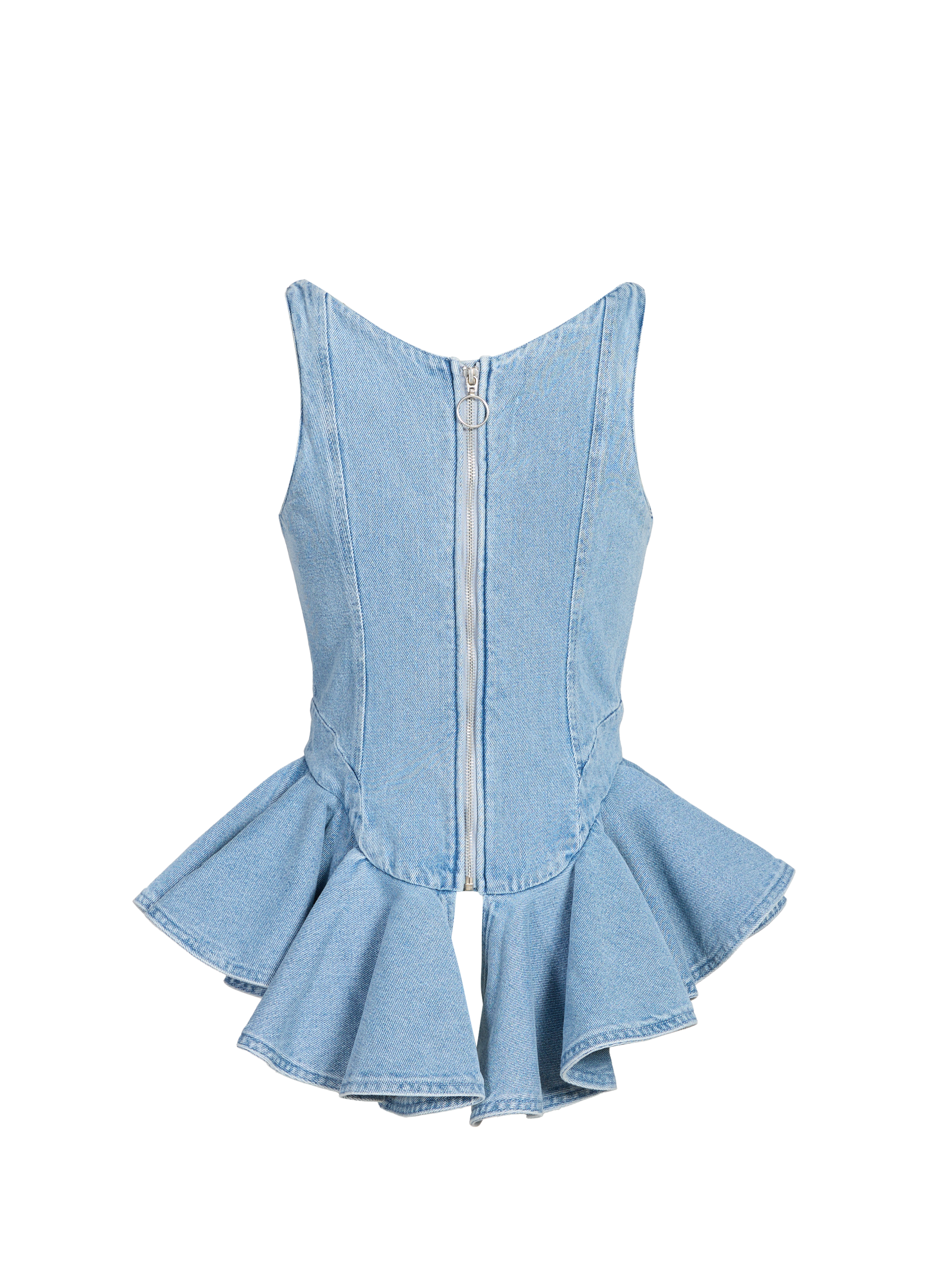 Top en jean MARQUES ALMEIDA Bleu
