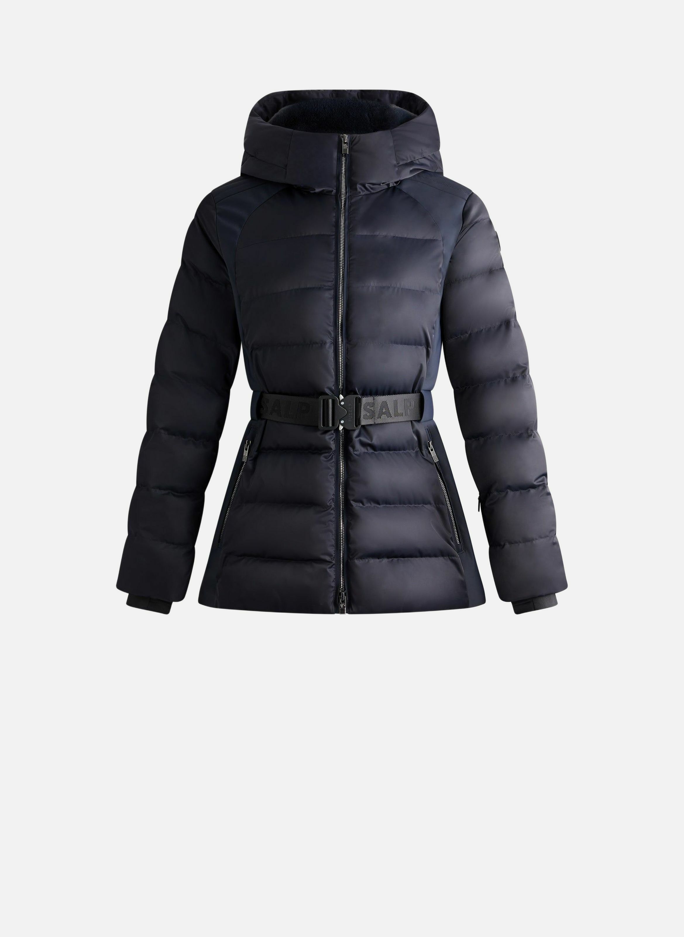 Veste de ski maela col capuche coupe regular FUSALP Bleu