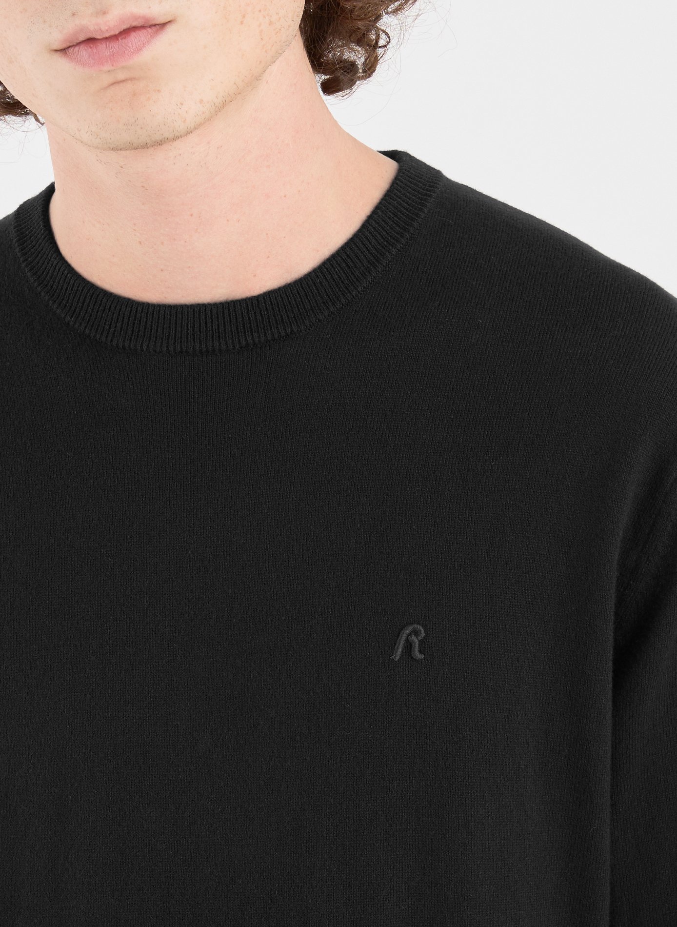 Pull en coton et cachemire  REPLAY Noir