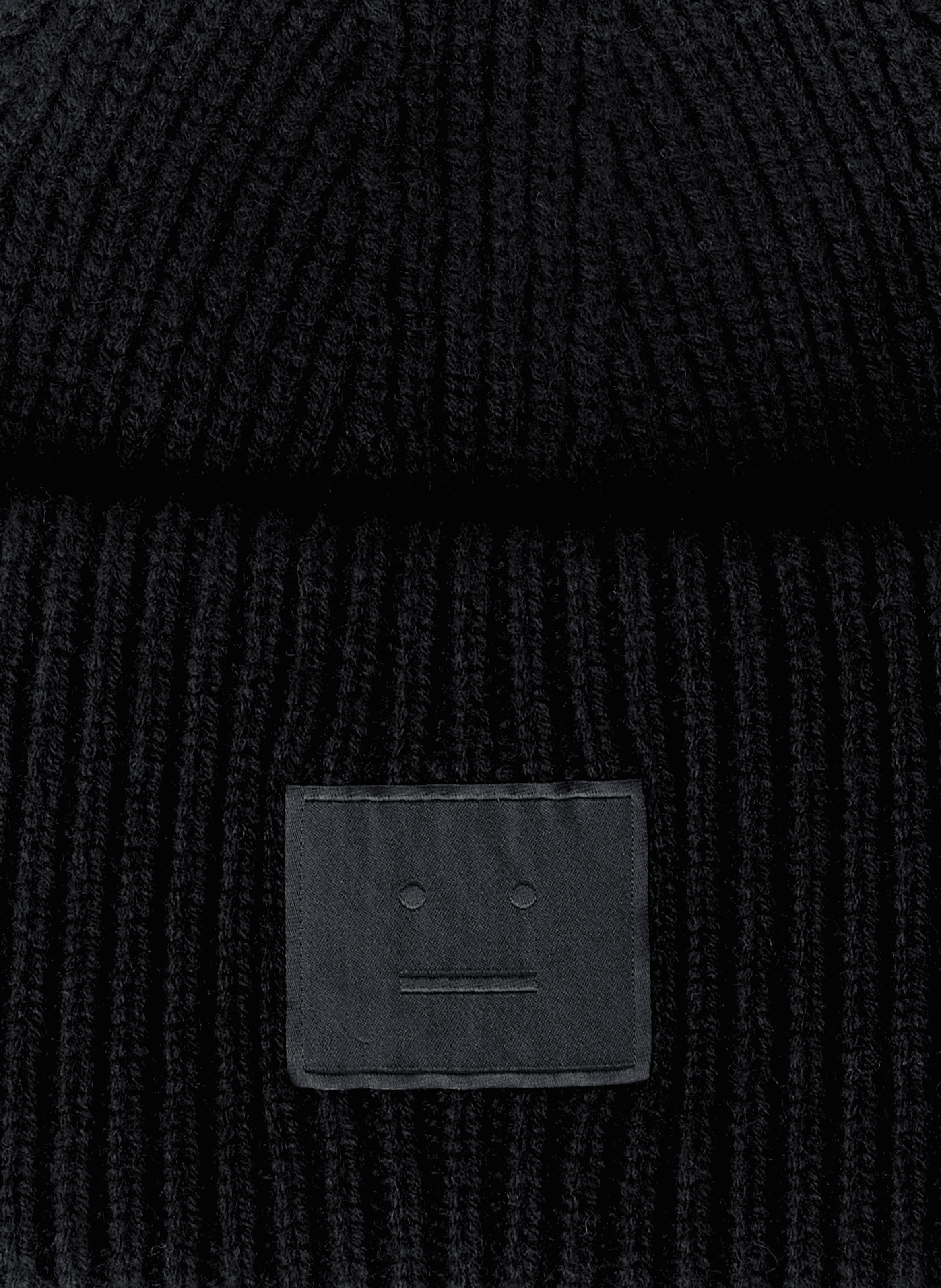 Bonnet en laine ACNE STUDIOS Noir