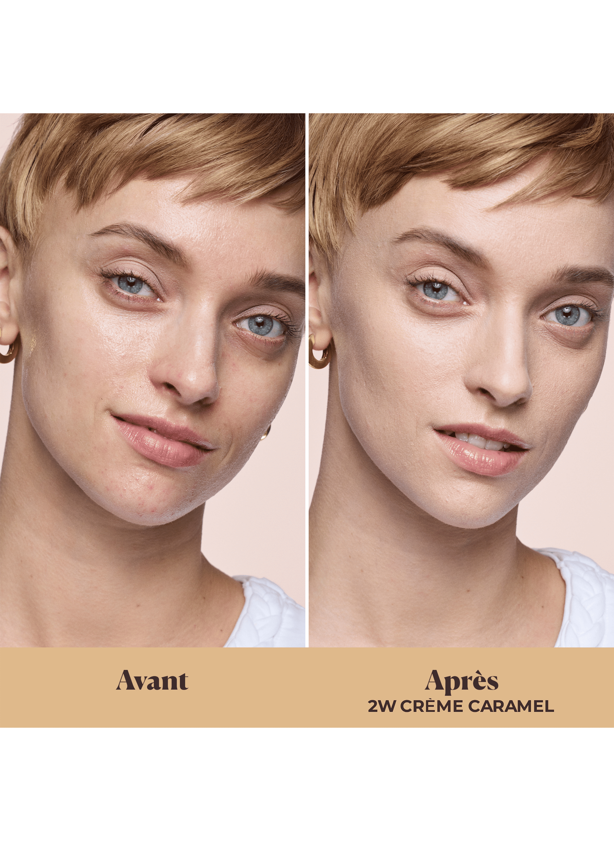 Real Flawless Feather Matte Powder Foundation LAURA MERCIER 2w crème caramel 