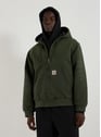 Blouson ample à capuche en coton | Vert by CARHARTT WIP CARHARTT WIP Blouson ample à capuche en coton | Vert
