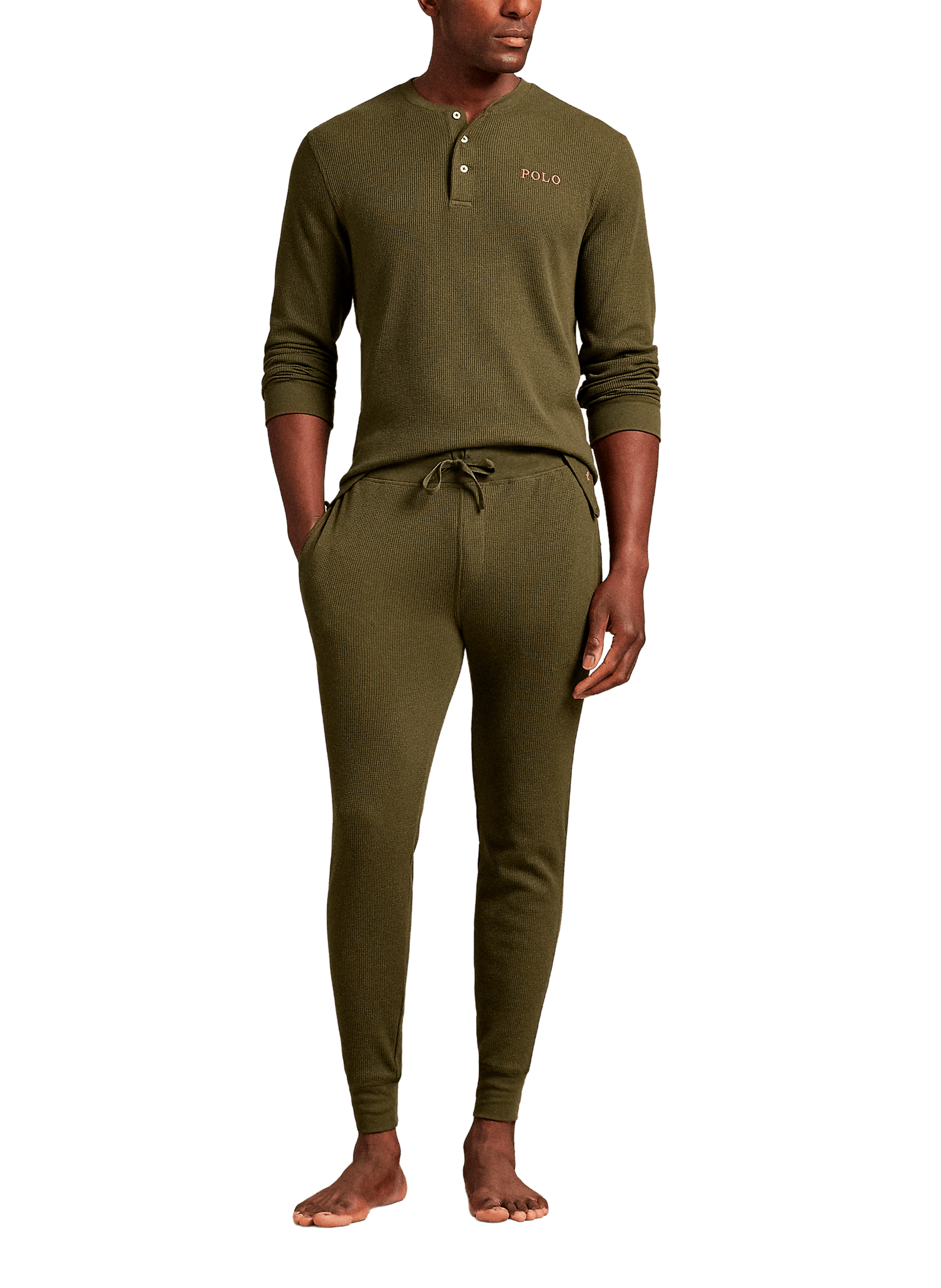 Pantalon en coton POLO RALPH LAUREN Kaki