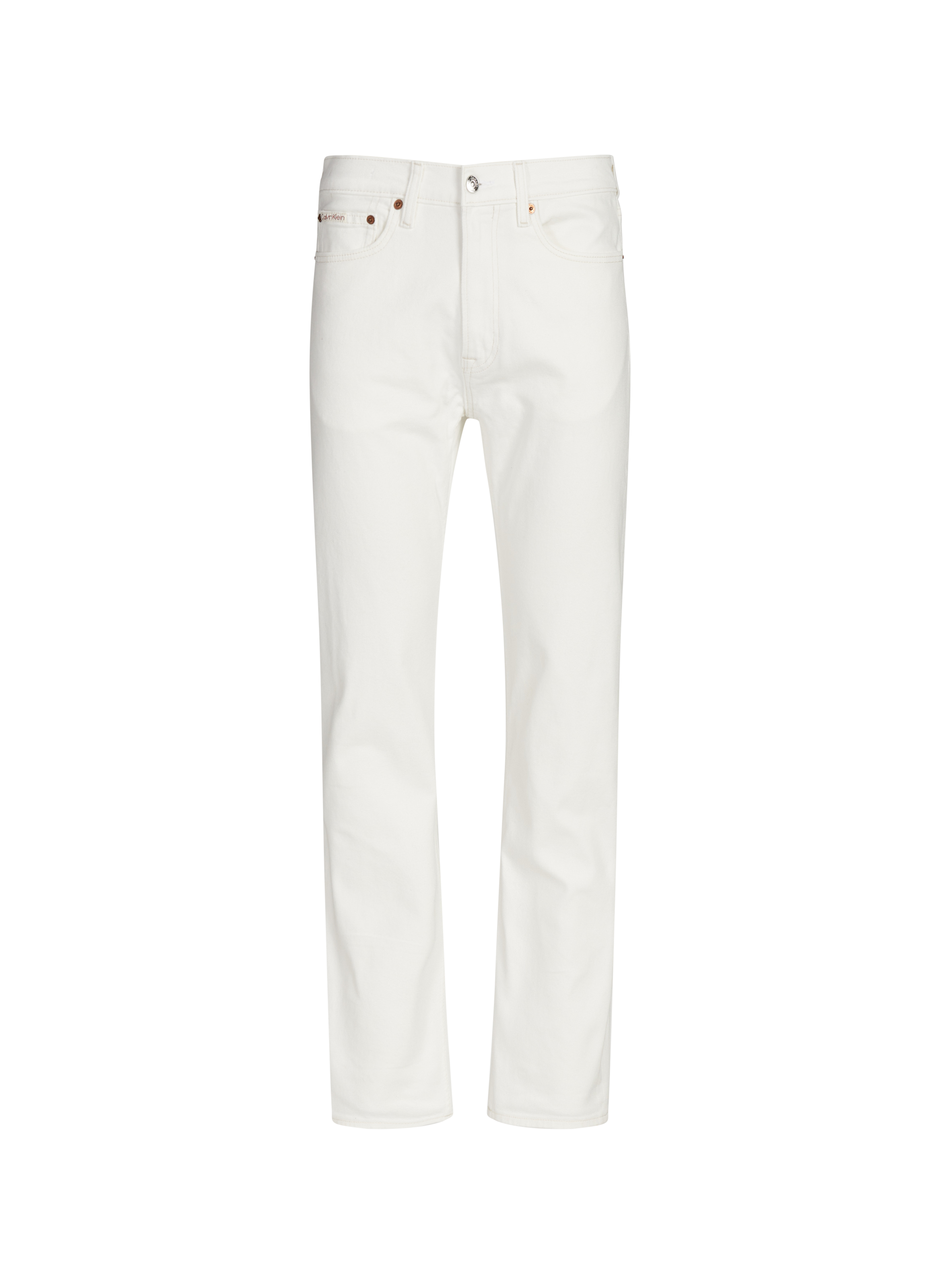 Jean droit CALVIN KLEIN Blanc