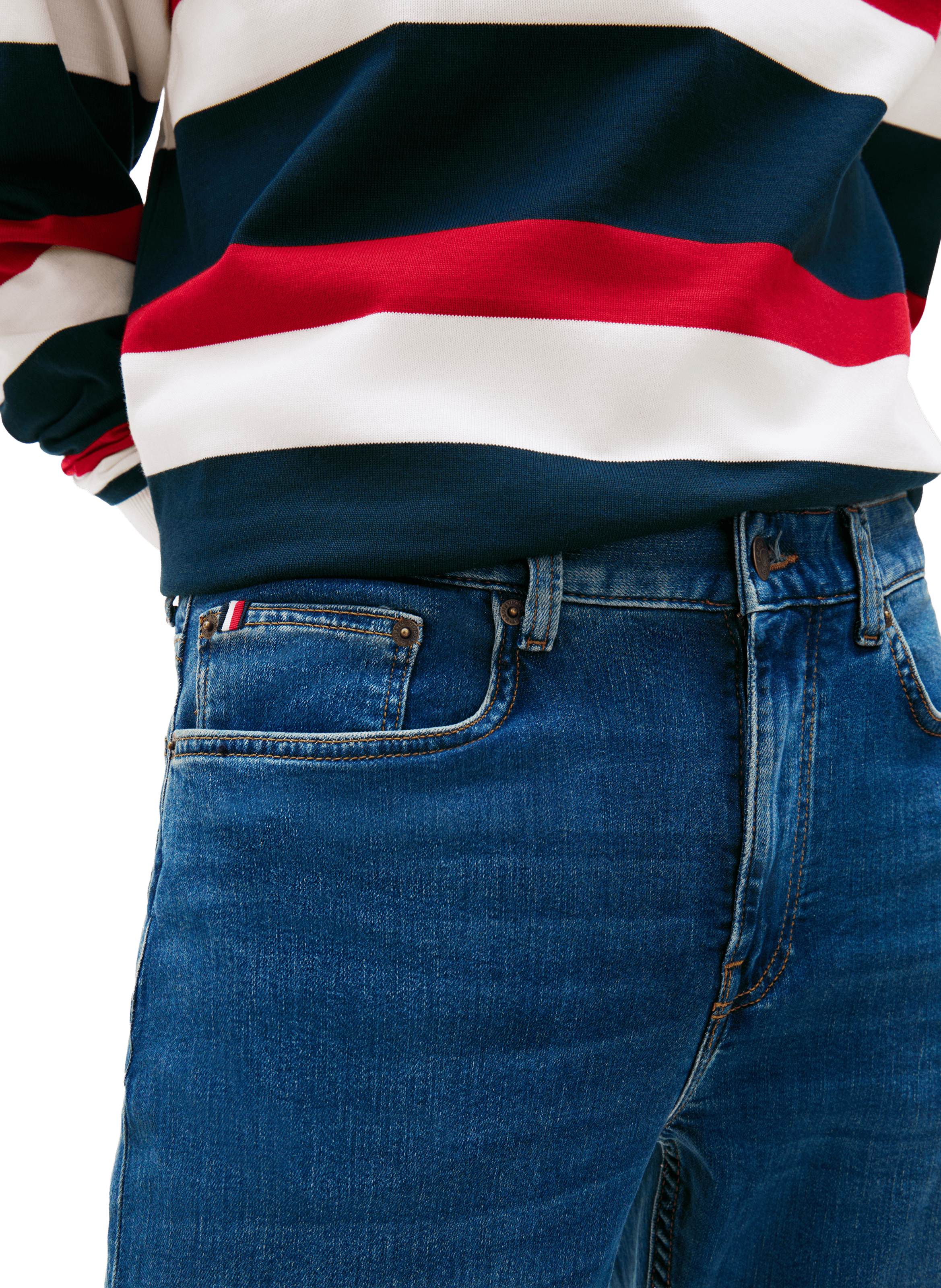 Jean droit  TOMMY HILFIGER Bleu