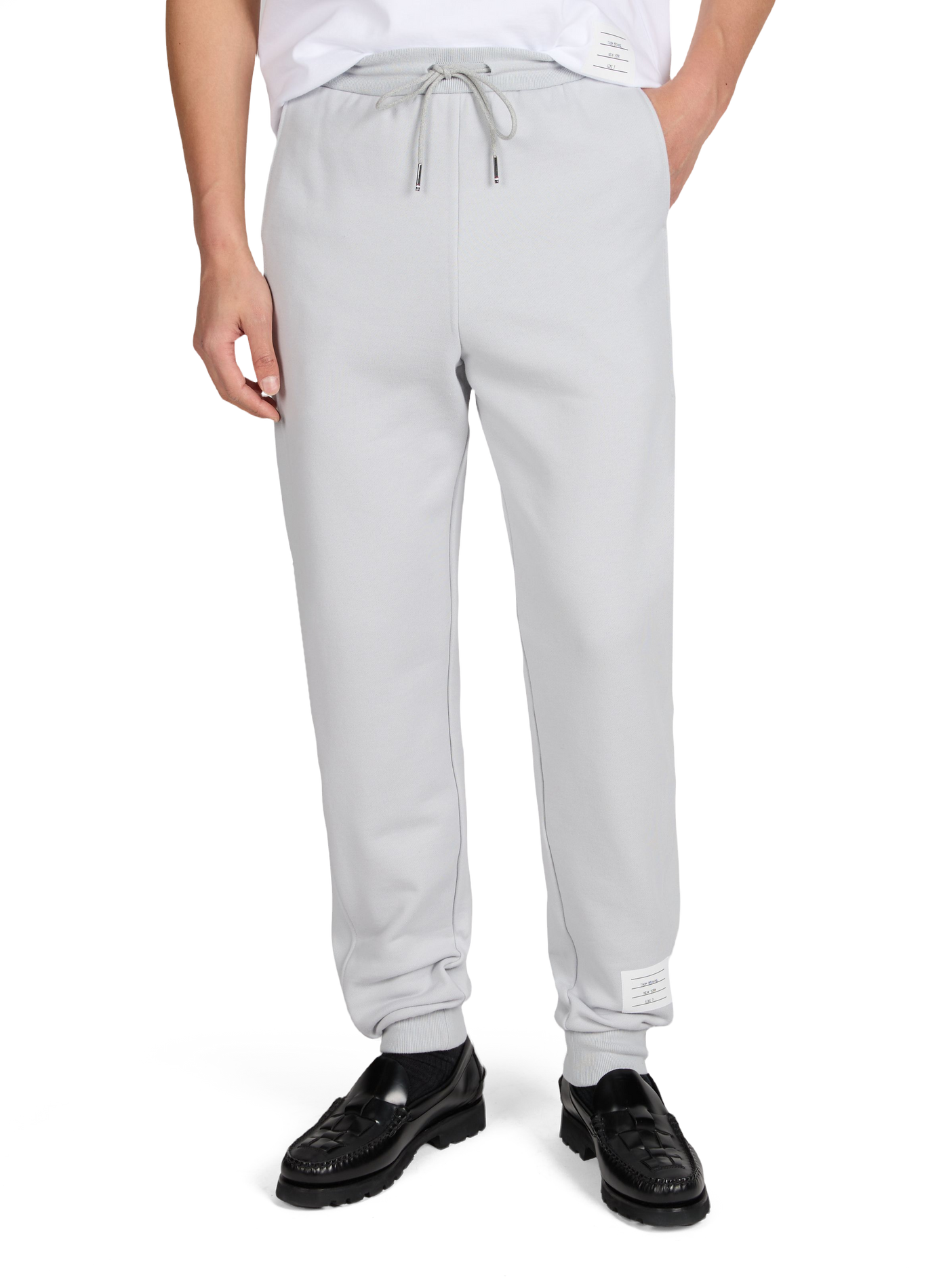 Cotton joggers THOM BROWNE Grey