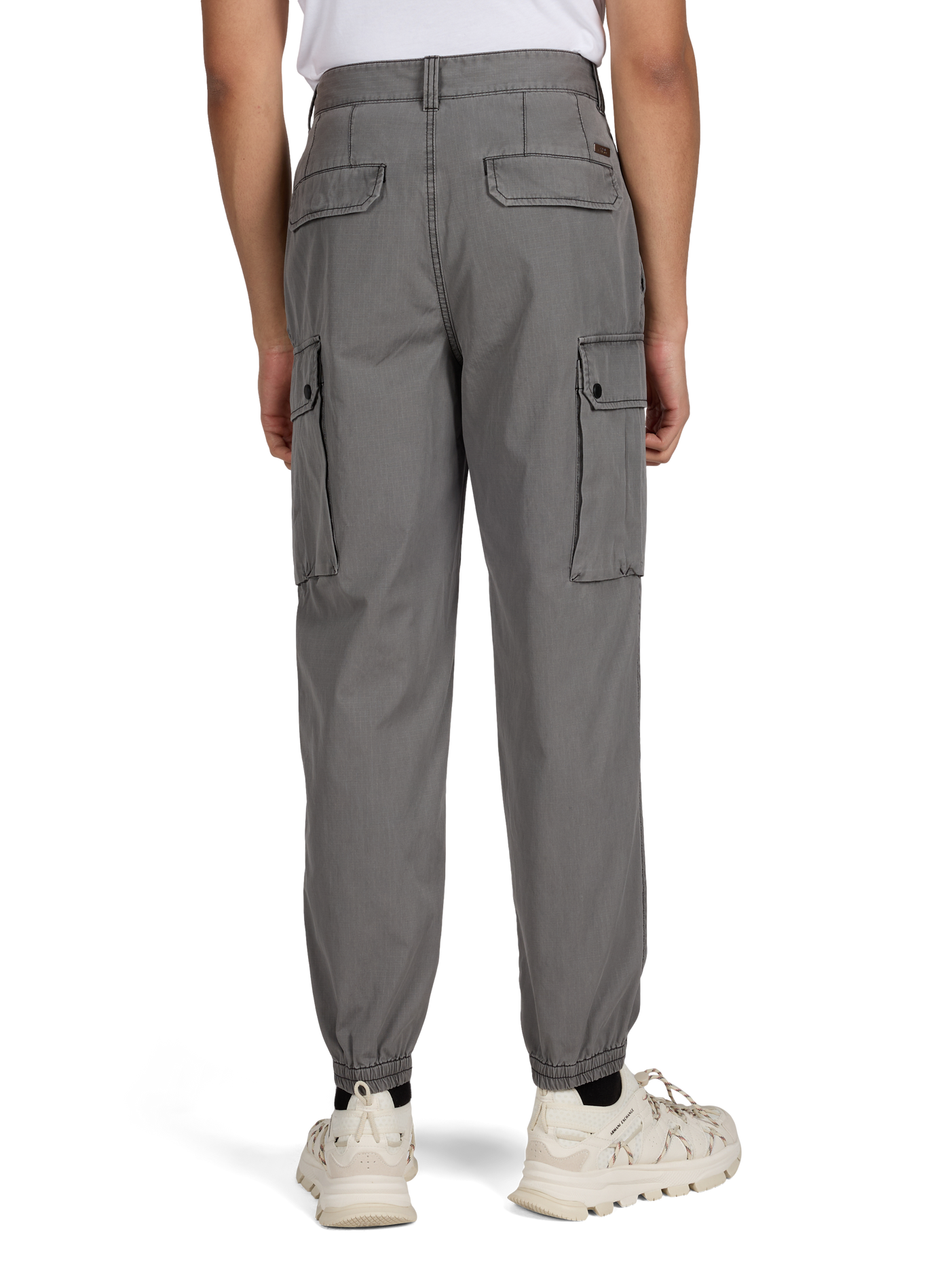 Pantalon cargo en coton ARMANI EXCHANGE Noir