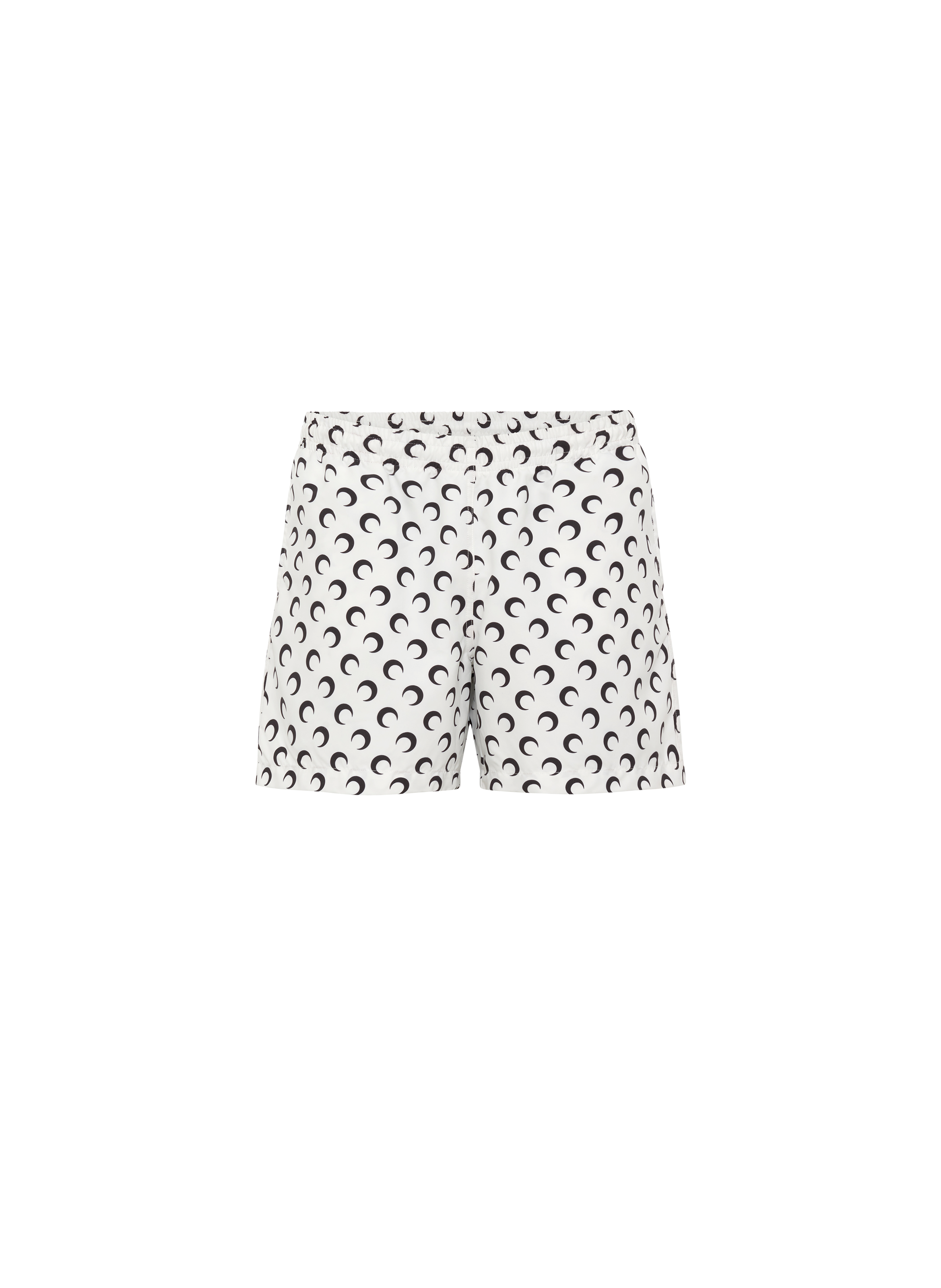 Short de bain imprimé moon MARINE SERRE Blanc