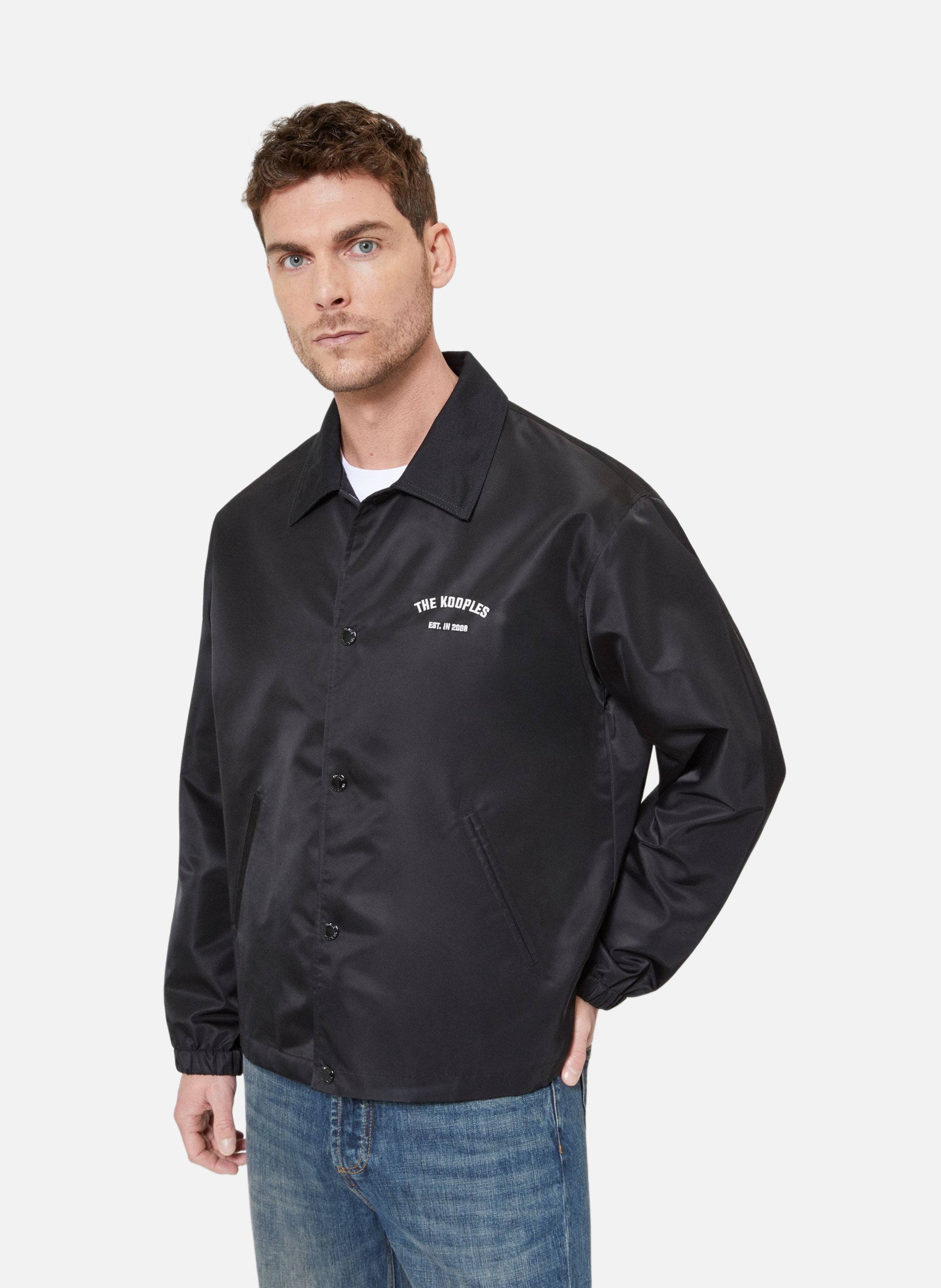Blouson avec broderie dos THE KOOPLES Noir