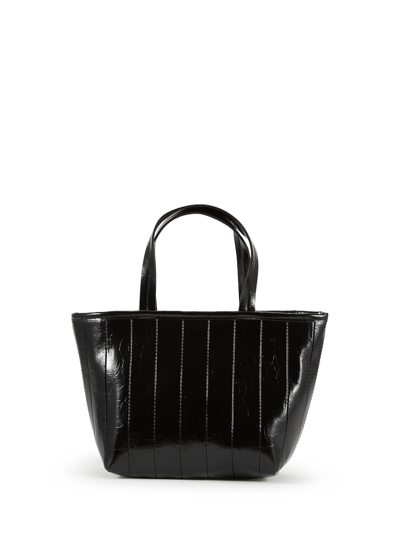 Sac à bandoulière verni Tsgemma TOPSHOP Noir