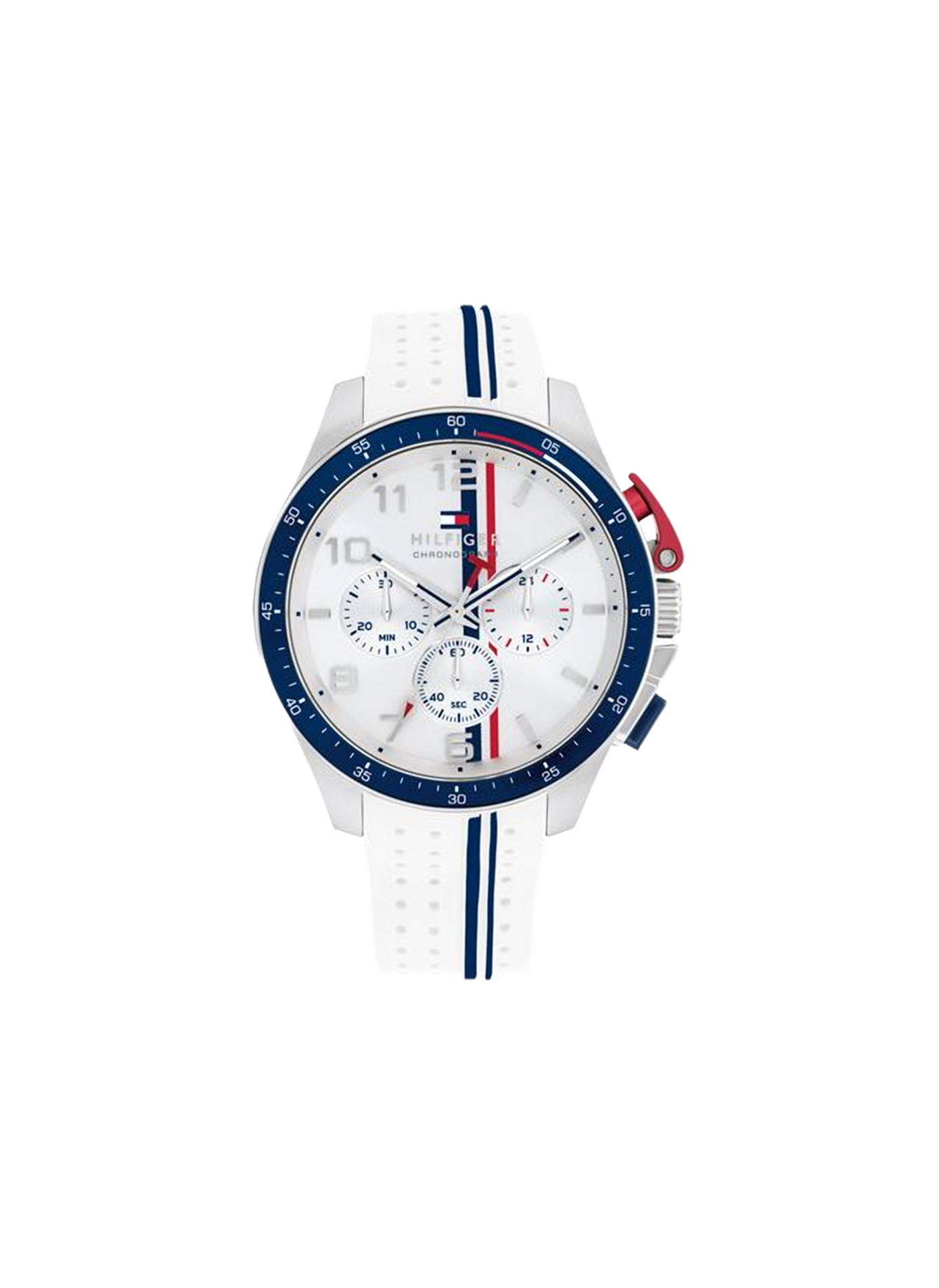 Montre Bank en silicone TOMMY HILFIGER MONTRES Blanc
