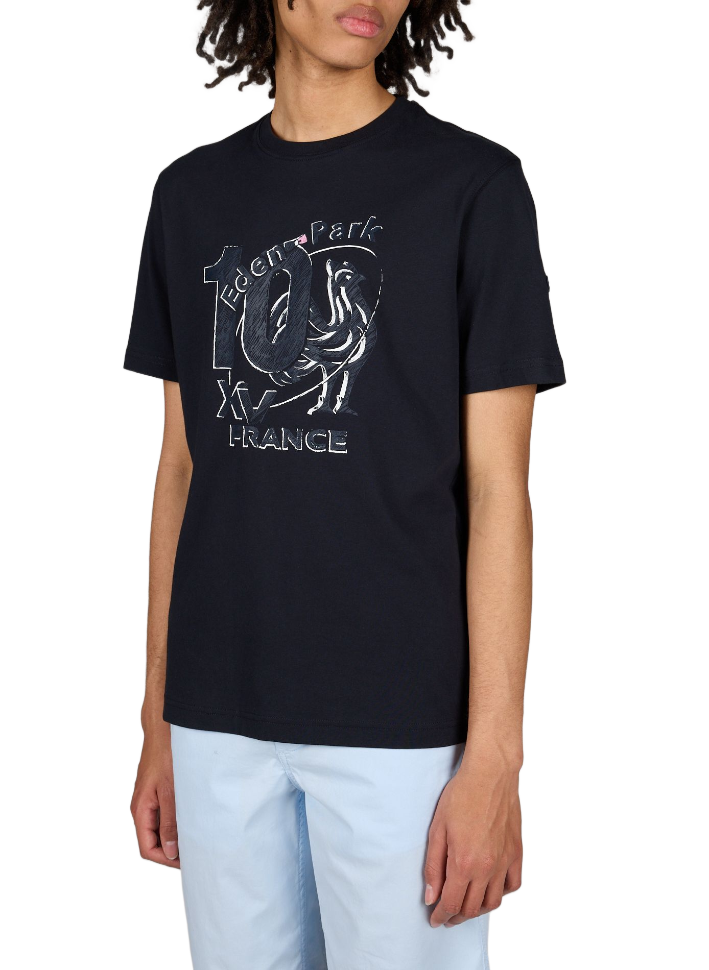 T-shirt XV de France in cotton EDEN PARK Blue
