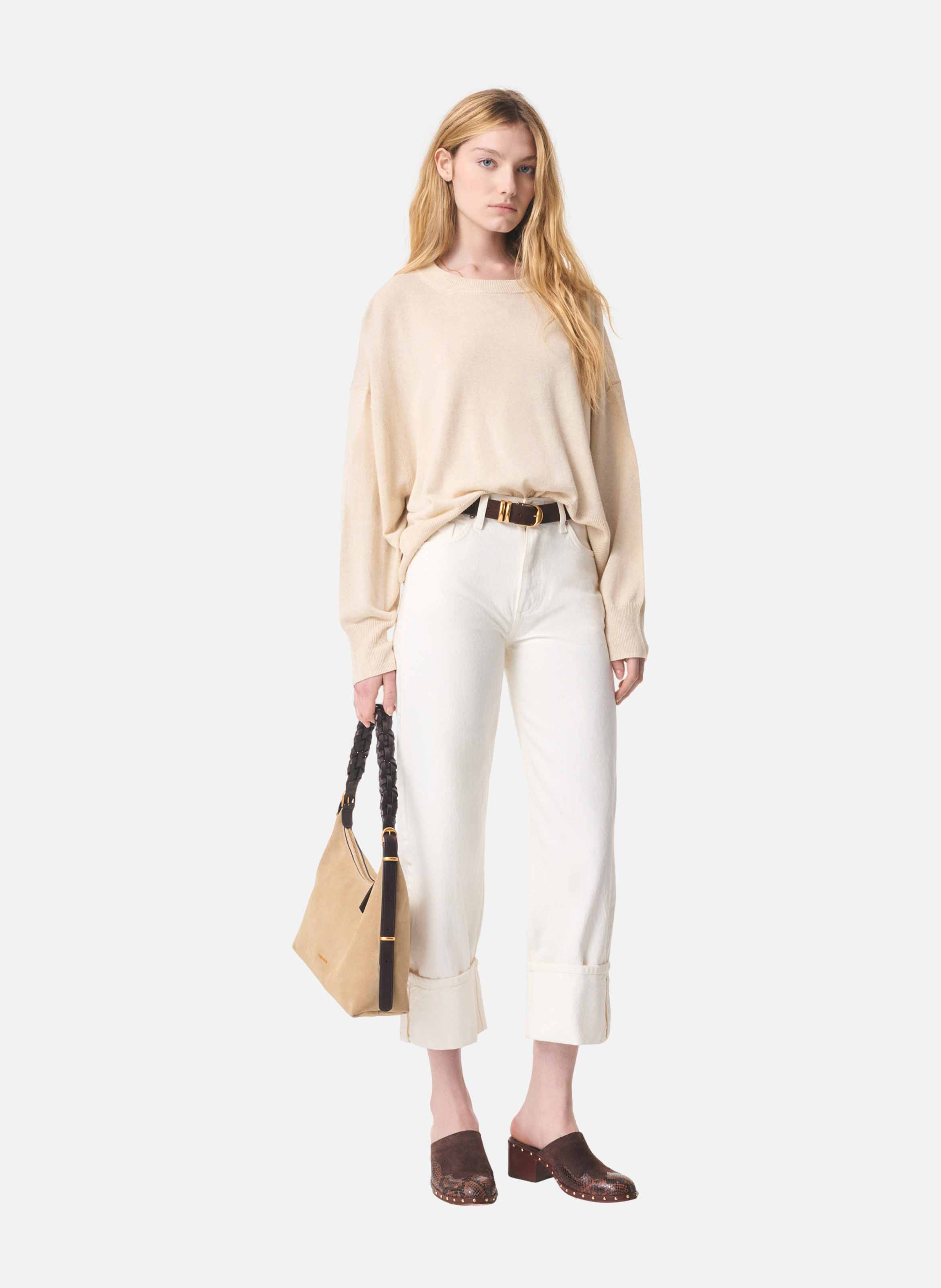 Pull giacoppo VANESSA BRUNO Blanc