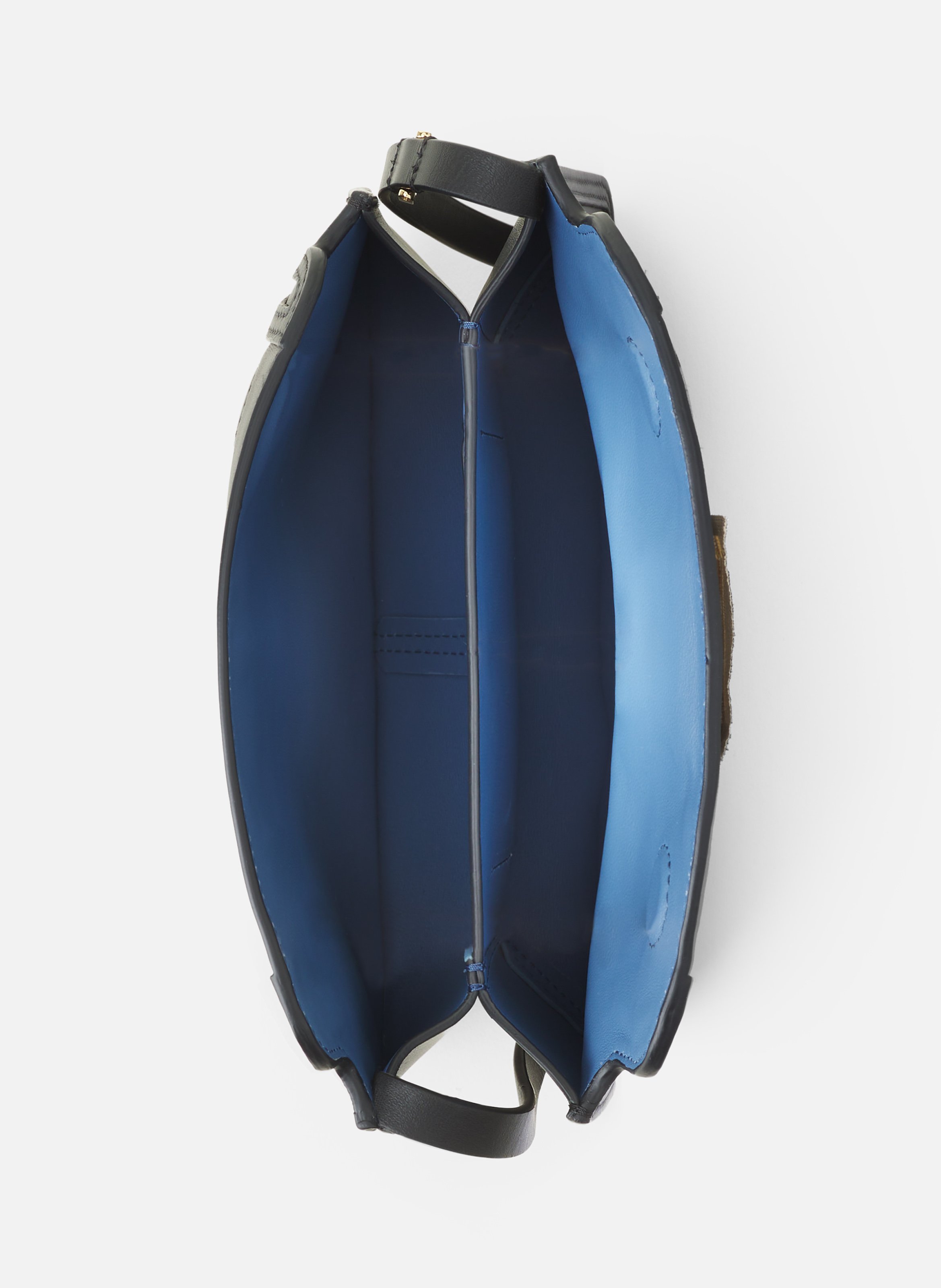 Sac compagnon 16  en cuir LANVIN Noir