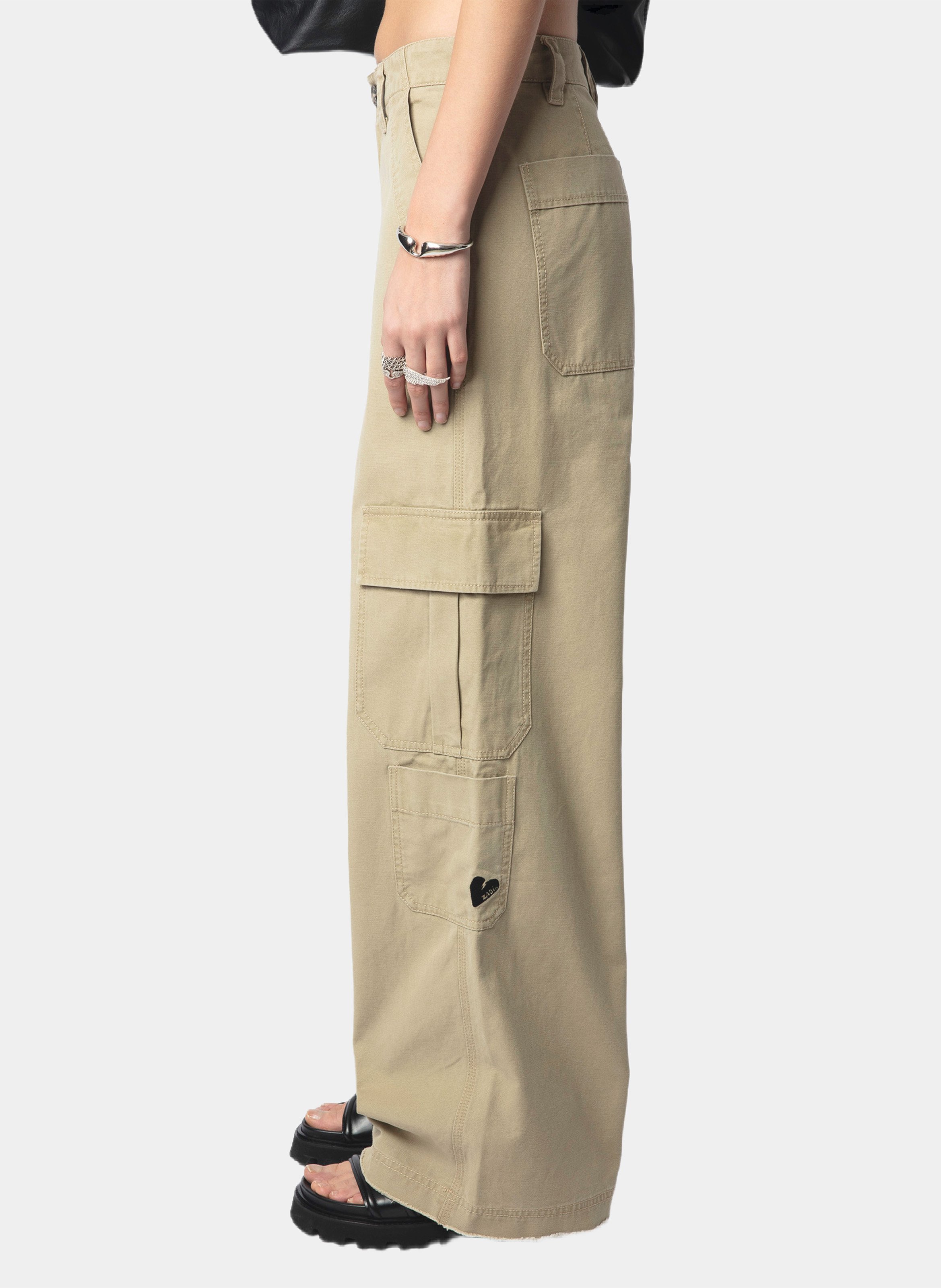 Pantalon cargo en coton parky | Beige ZADIG&VOLTAIRE Femme