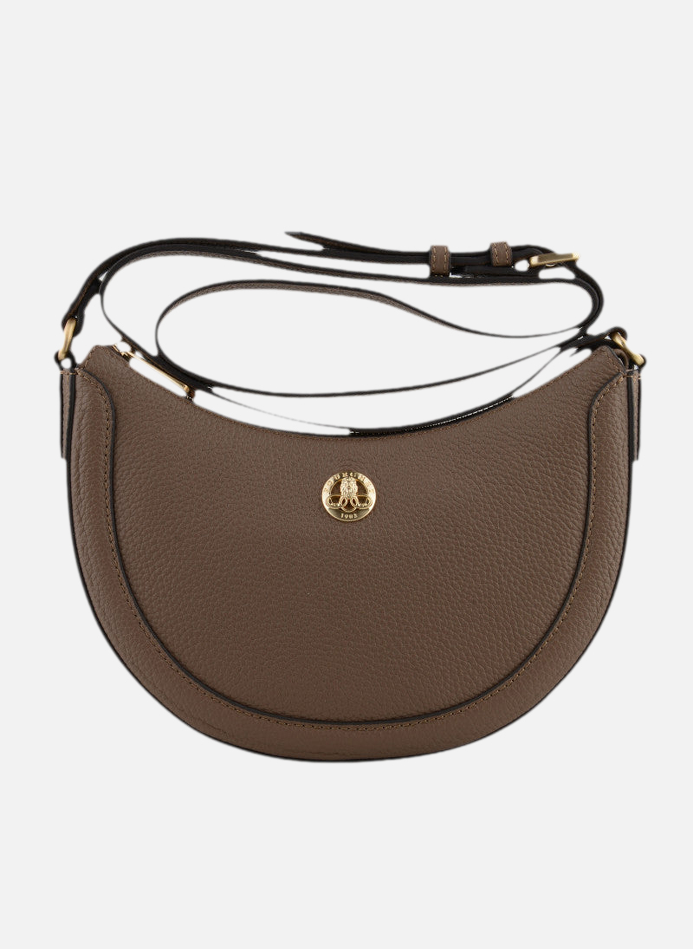 Image | sac porté épaule en cuir de vachette POURCHET Marron
