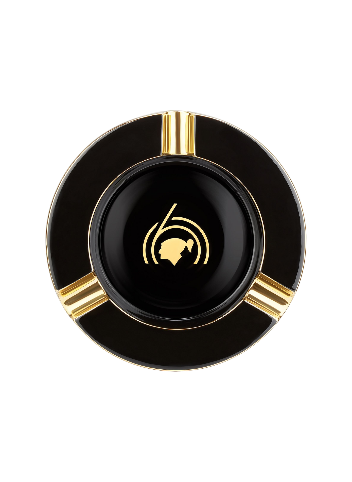 Aschenbecher XL Cohiba 60 aus Porzellan S.T. DUPONT Schwarz