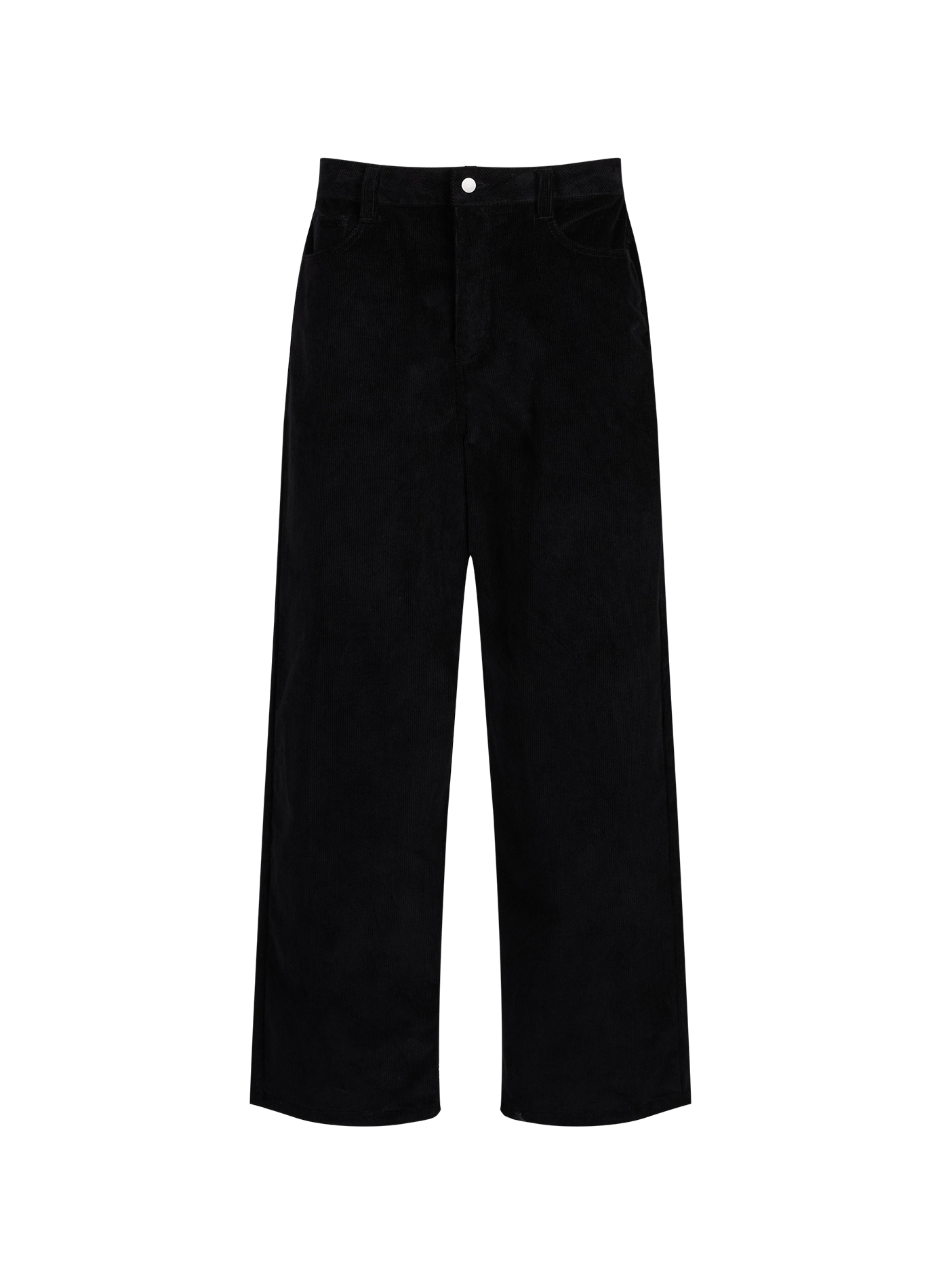 Harmi straight pants in cotton velvet SAISON 1865 Black