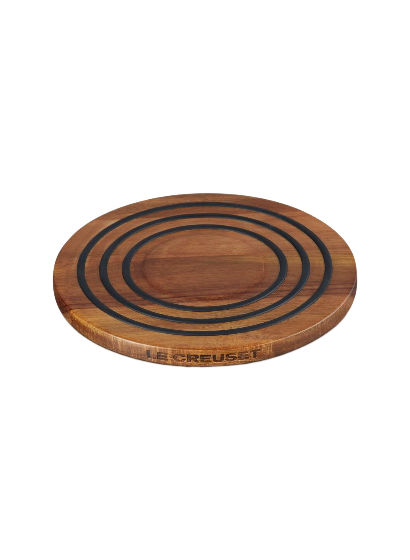 Magnetischer Untersetzer aus Akazienholz LE CREUSET Braun