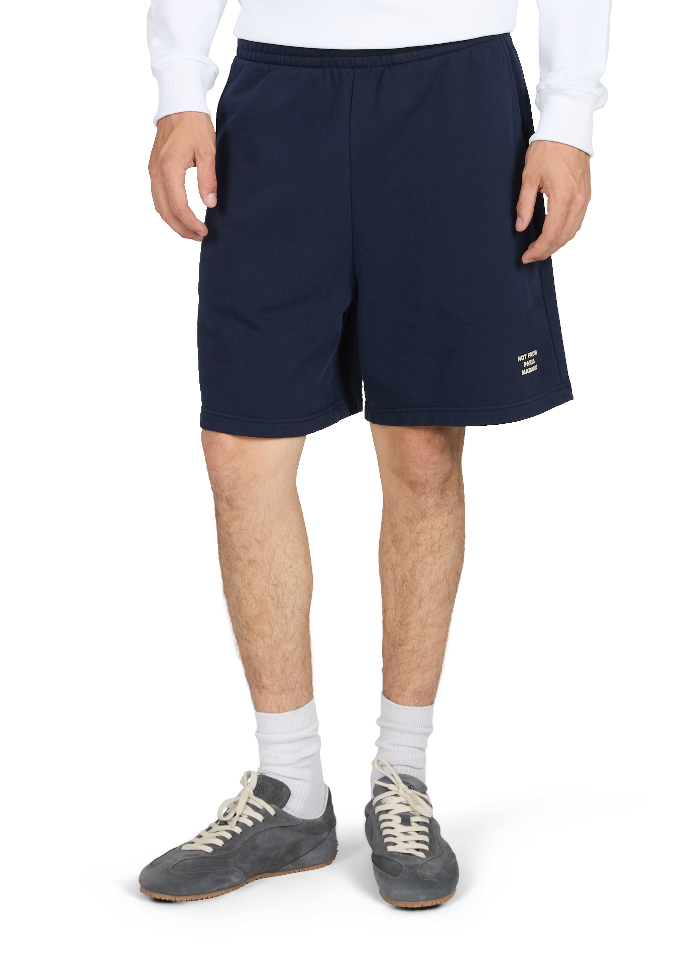 Cotton printed straight skirt DROLE DE MONSIEUR Blue