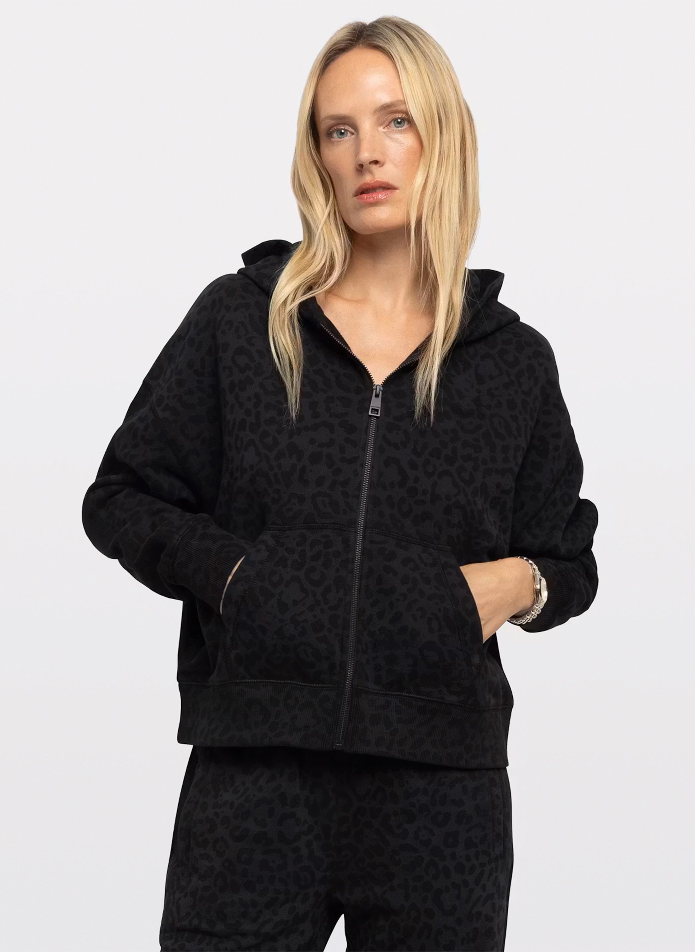 Jogging droit en jacquard léopard chilloh ZADIG&VOLTAIRE Gris