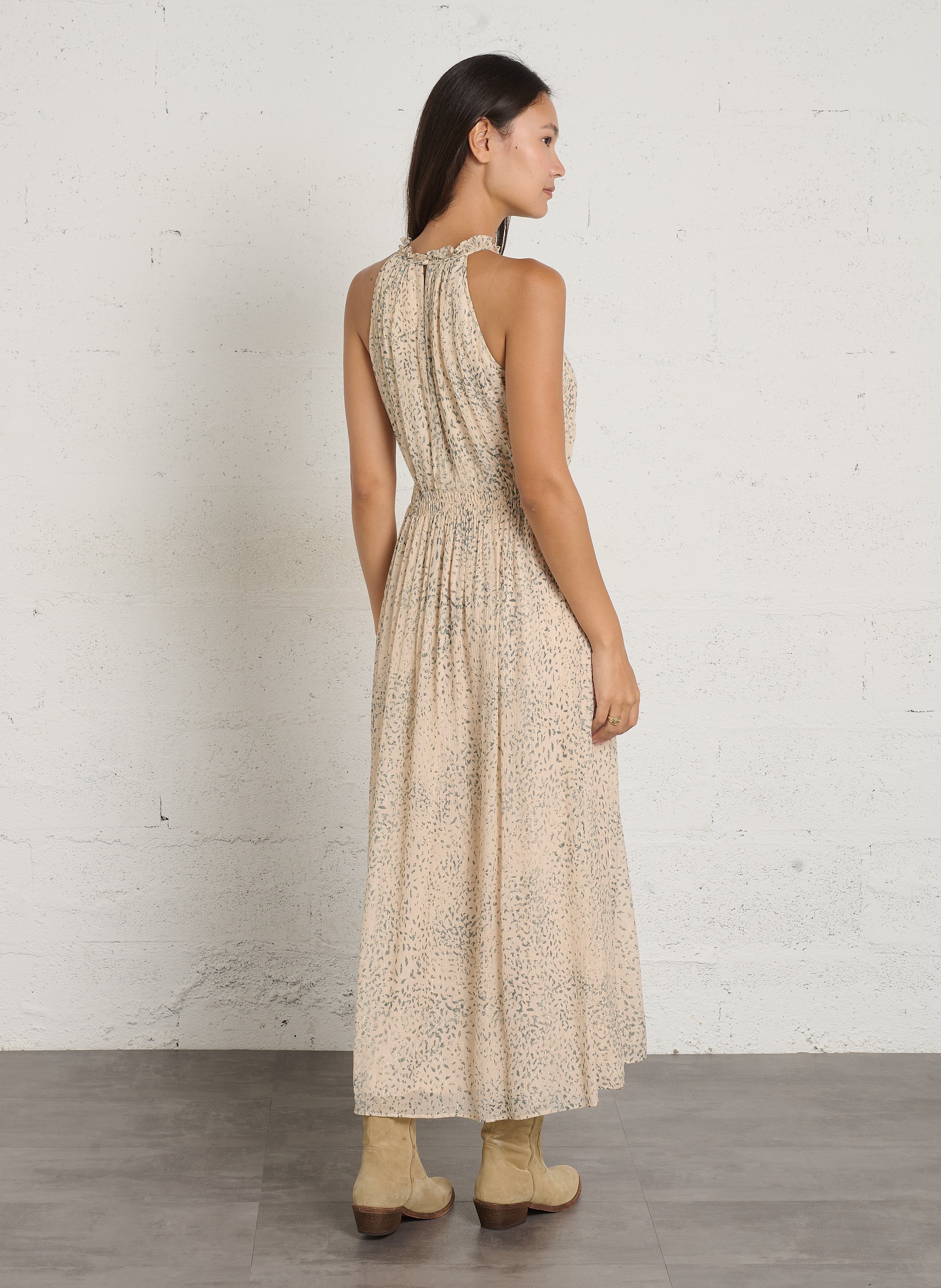 Robe droite imprimée sans manches bay MAISON 123 Bleu