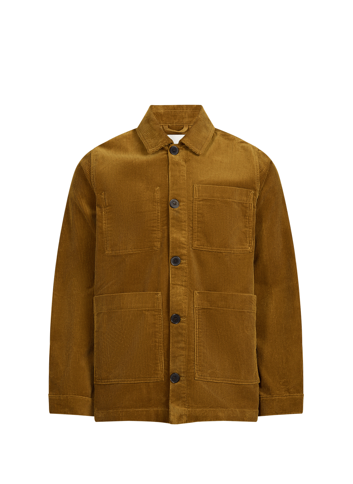 Chaqueta Esteve recta de algodón acanalado LAFAURIE Amarillo