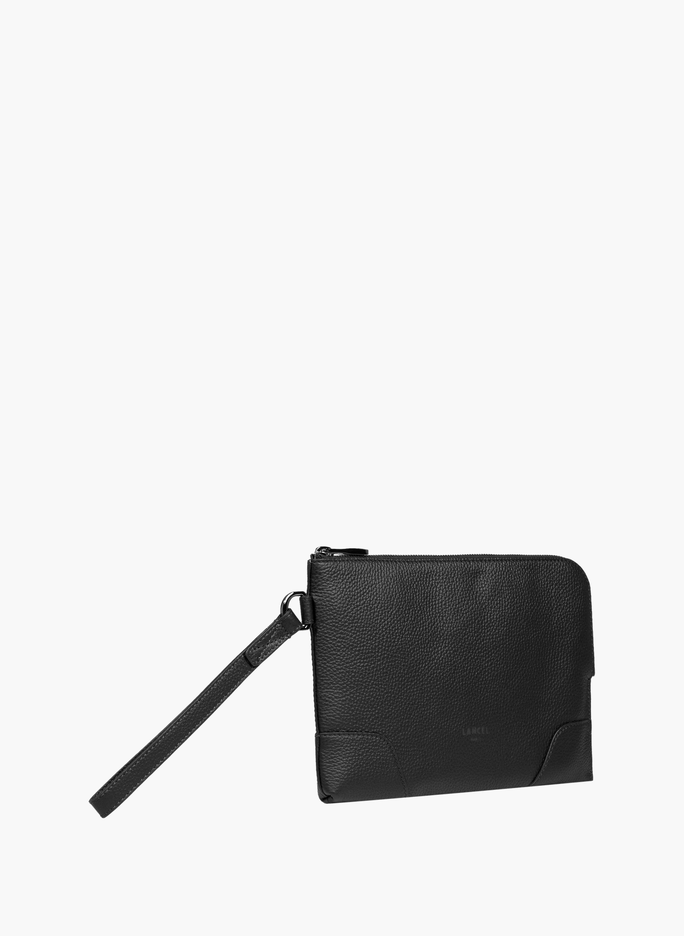 Pochette zippée s charlie de lancel en cuir LANCEL Noir