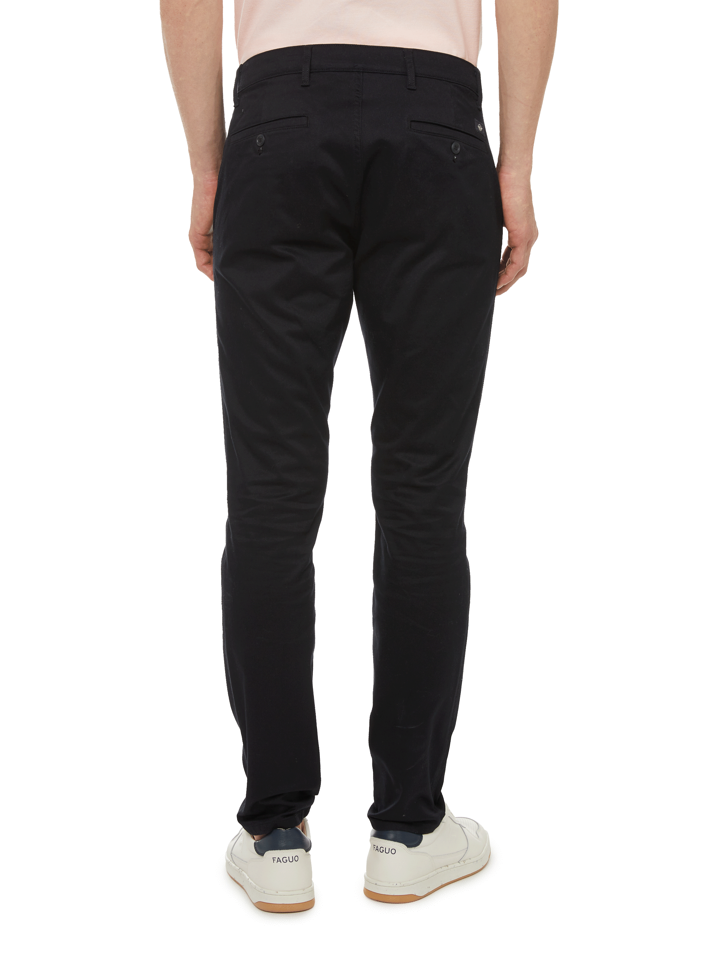 Recycled cotton-blend chinos DOCKERS Black