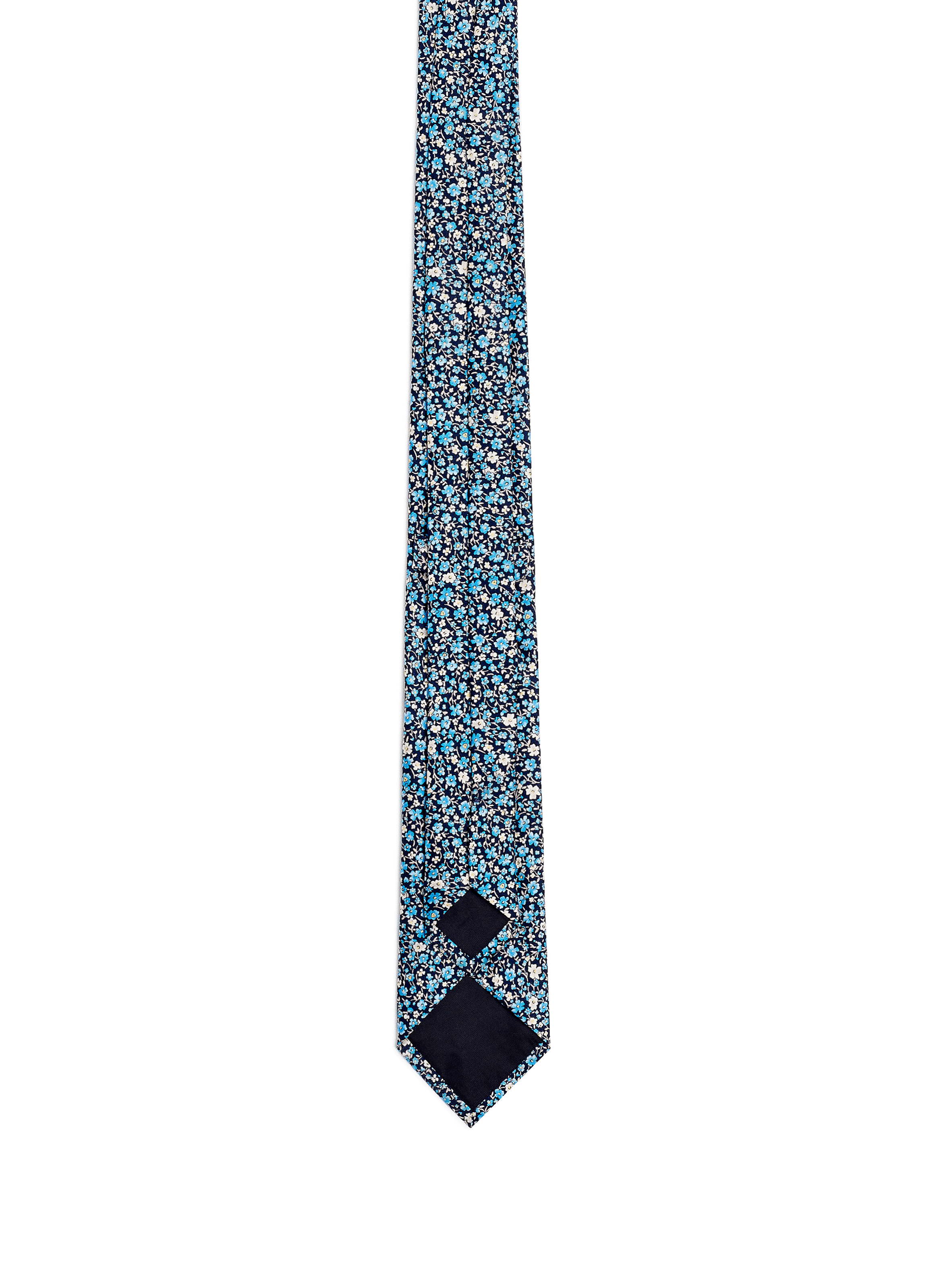 Cravate à imprimé floral en soie AU PRINTEMPS PARIS Multicolore