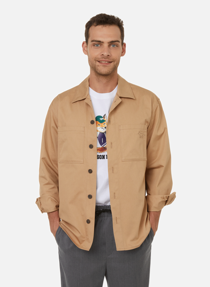 Cotton shirt-style jacket MAISON KITSUNÉ