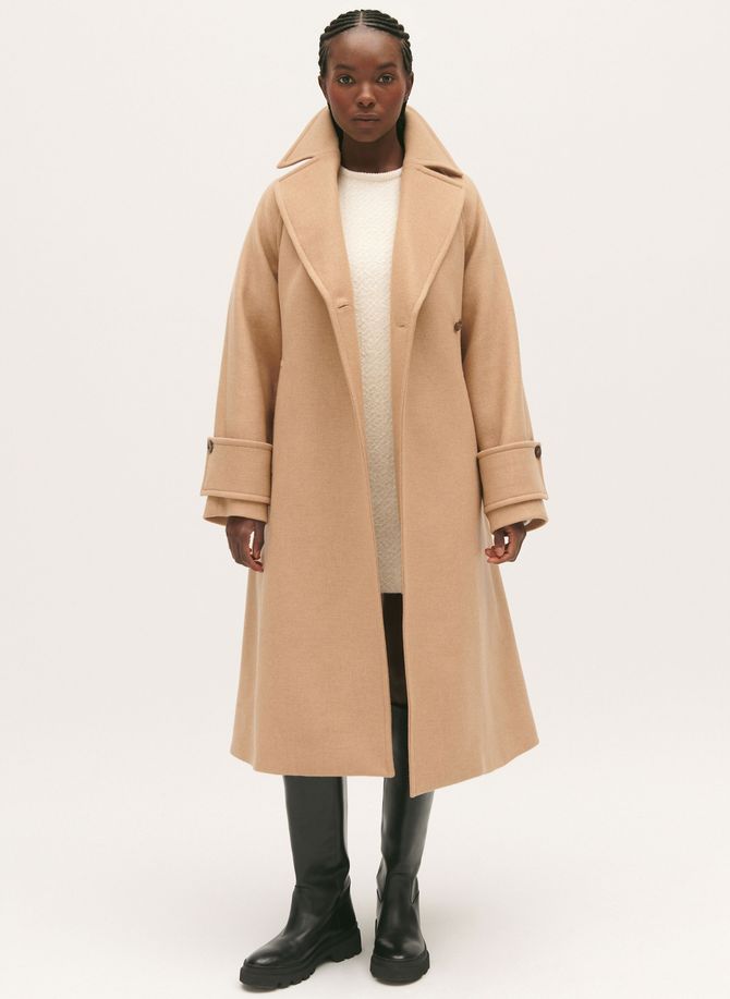 Manteau col tailleur en laine mélangée gama CLAUDIE PIERLOT