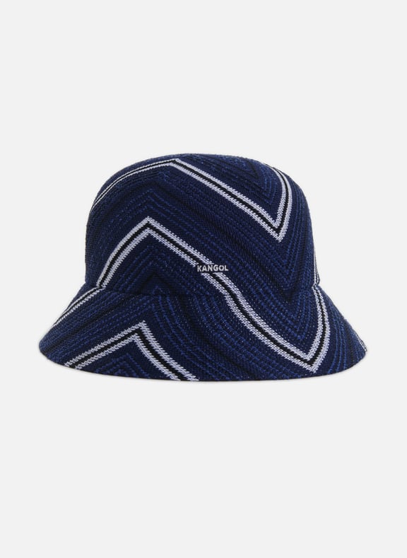 Embroidered bucket hat Blue by KANGOL KANGOL Embroidered bucket hat Blue