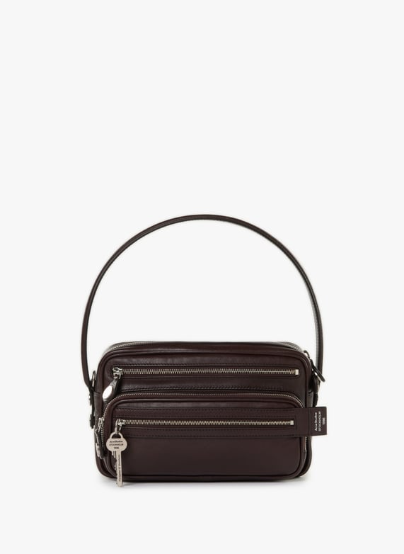 Sac à main Caméro Petit en cuir | Marron by ACNE STUDIOS Sac à main Caméro Petit en cuir Marron