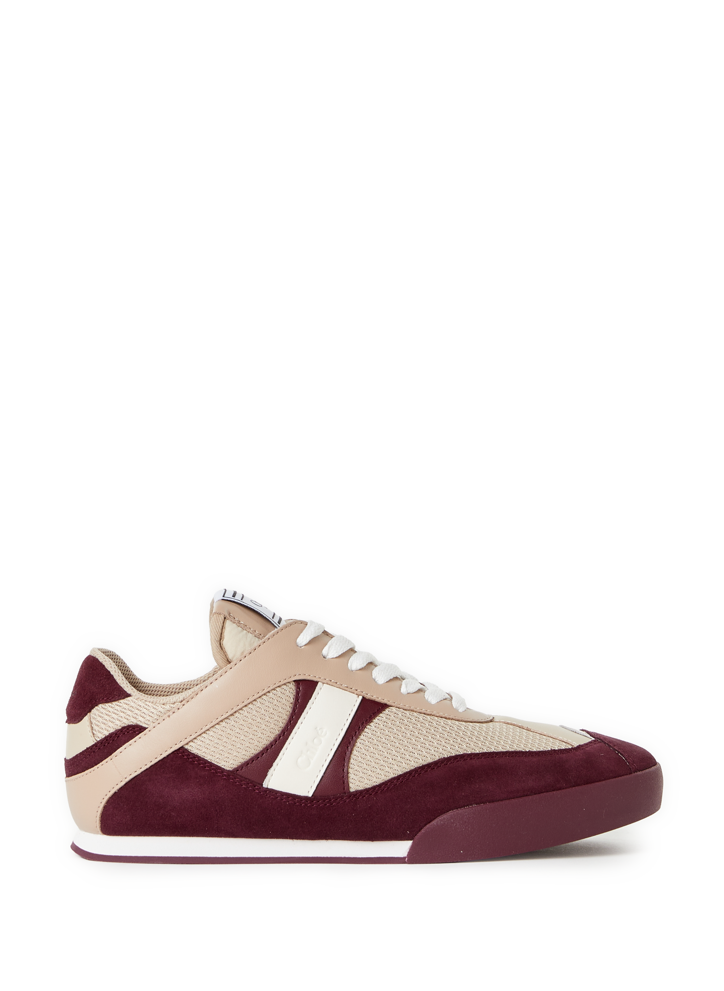 CHLOÉ Baskets en cuir Beige